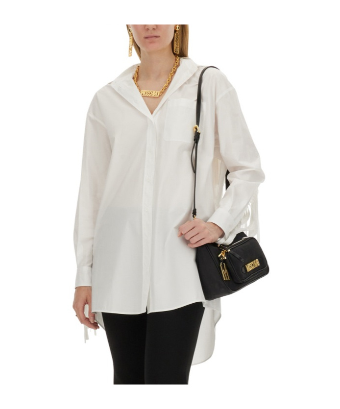 Moschino Poplin Shirt In White