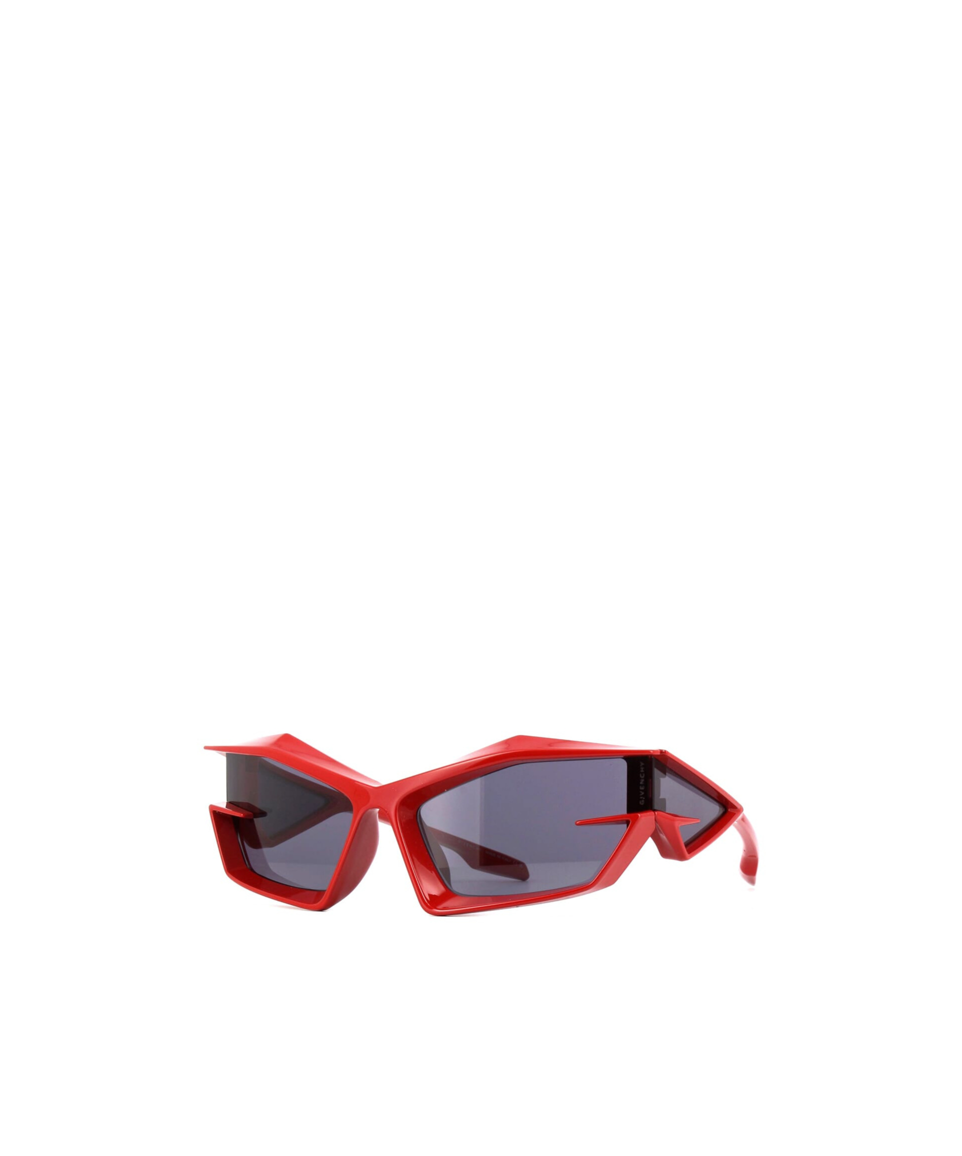 Givenchy Giv Cut Shield-frame Sunglasses In Red
