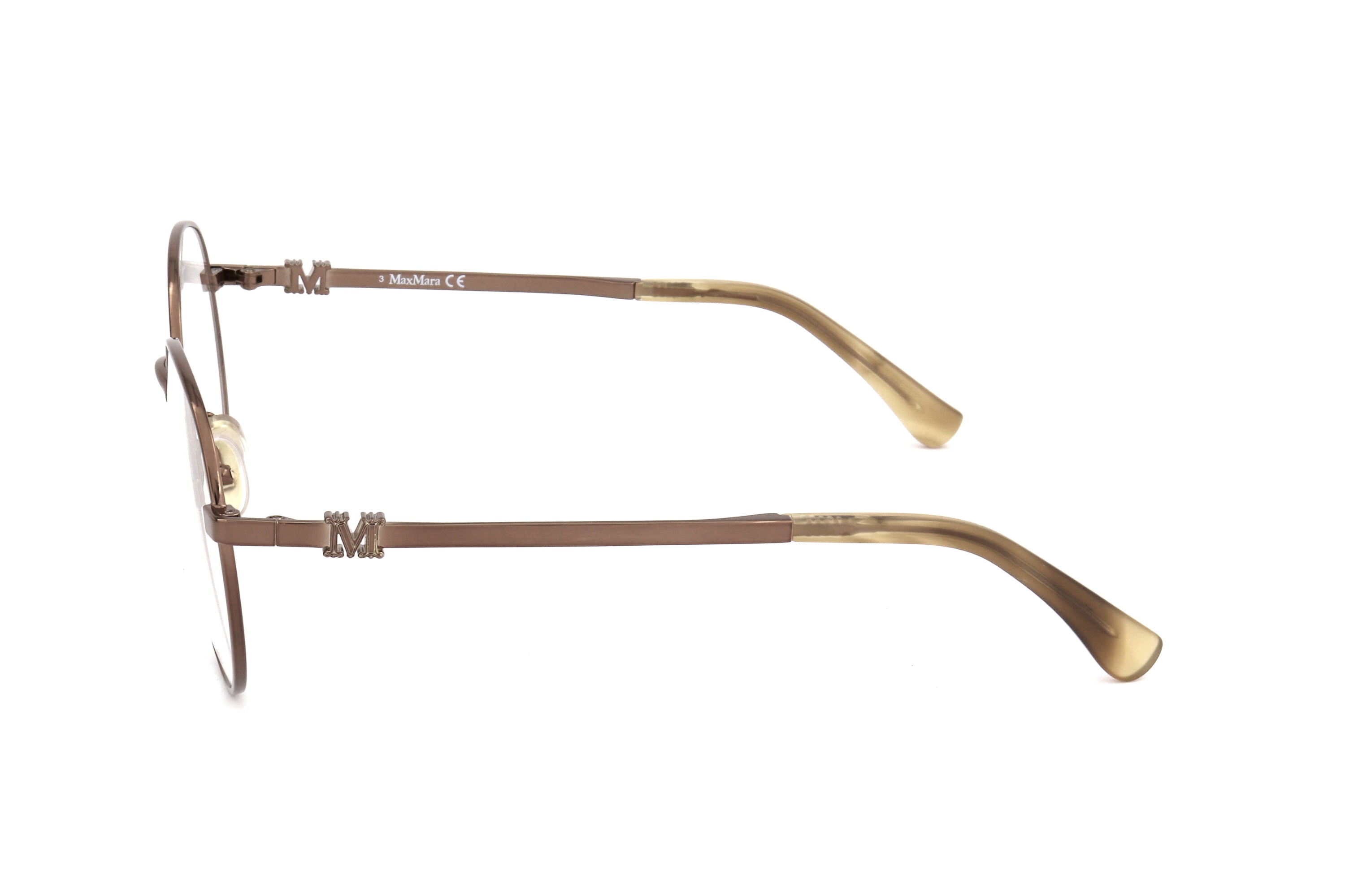 Max Mara Full Frame Plain Mirror In Brown