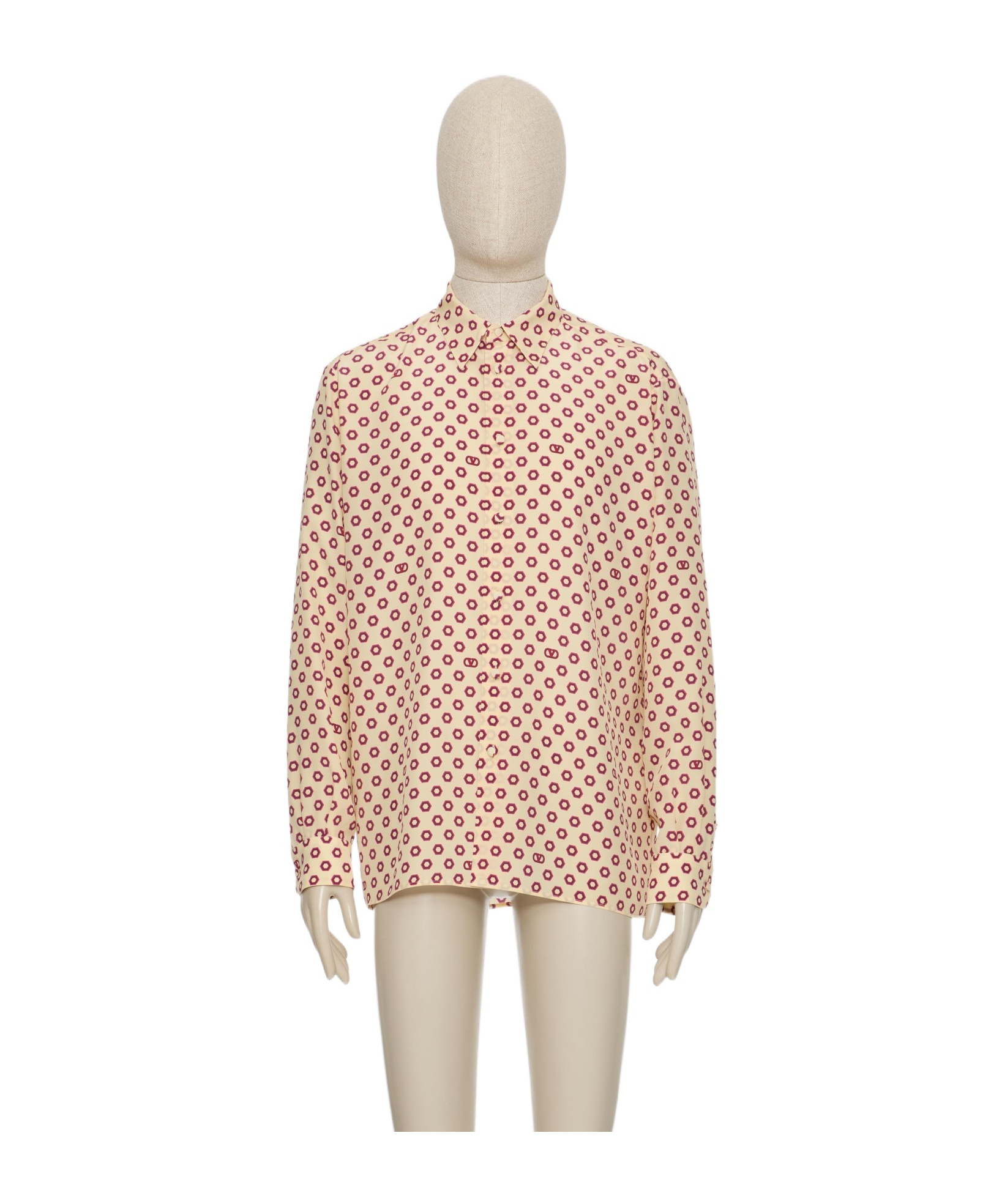 Valentino Long Sleeve Shirt In Pink