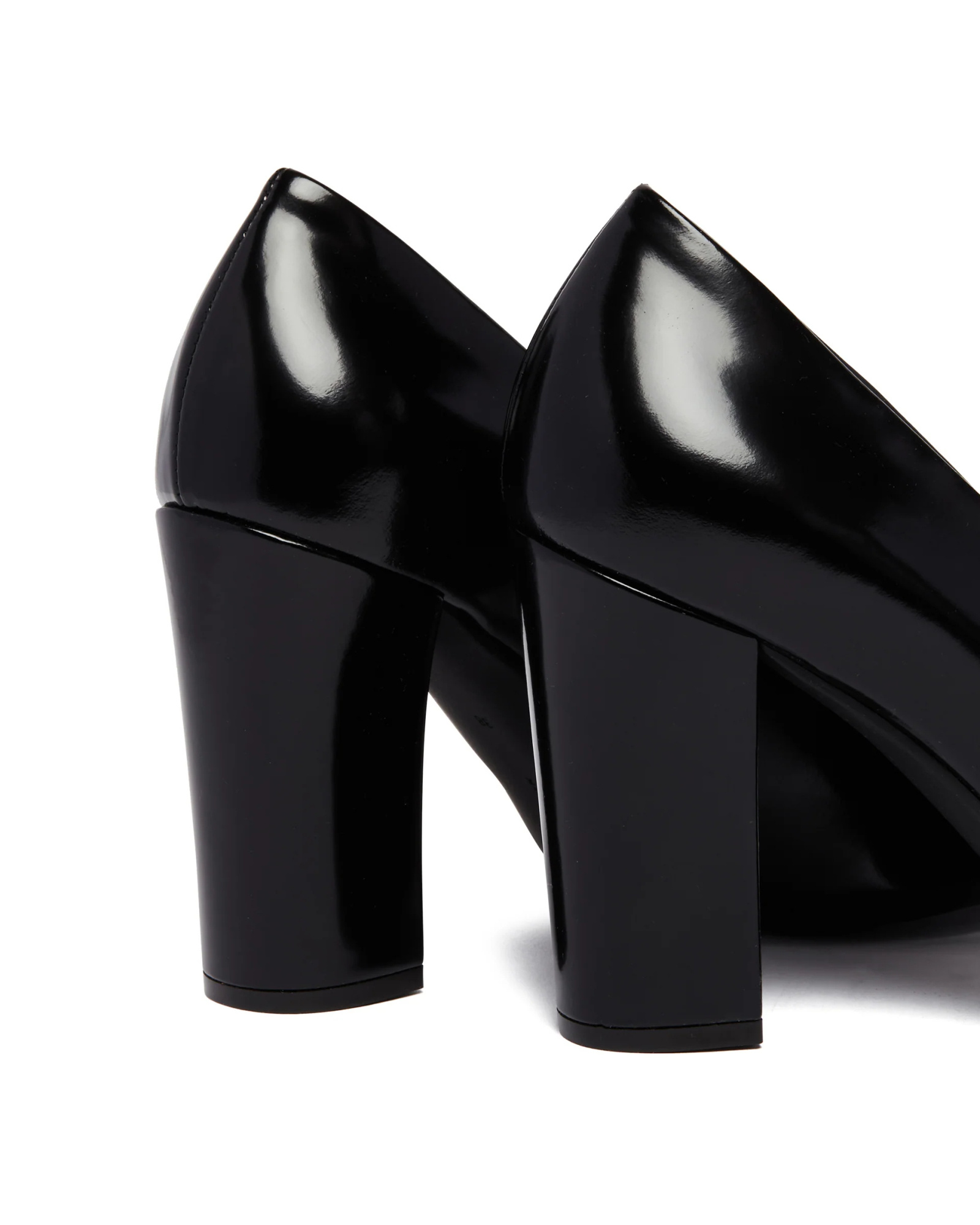 The Row Penelope High Leather Pumps In Black