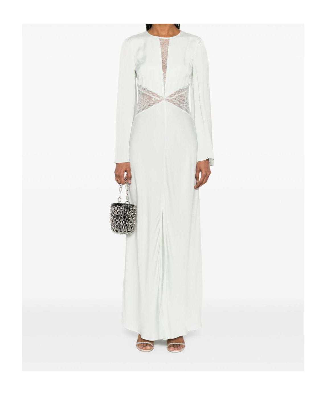 Shop Twinset Lace-panels Gown