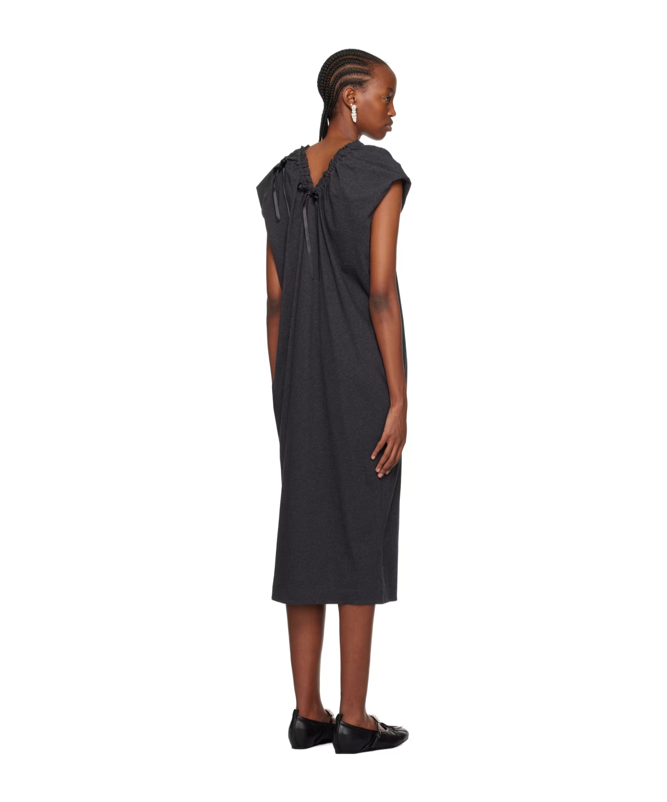 Simone Rocha Bow Detail Dress In Black