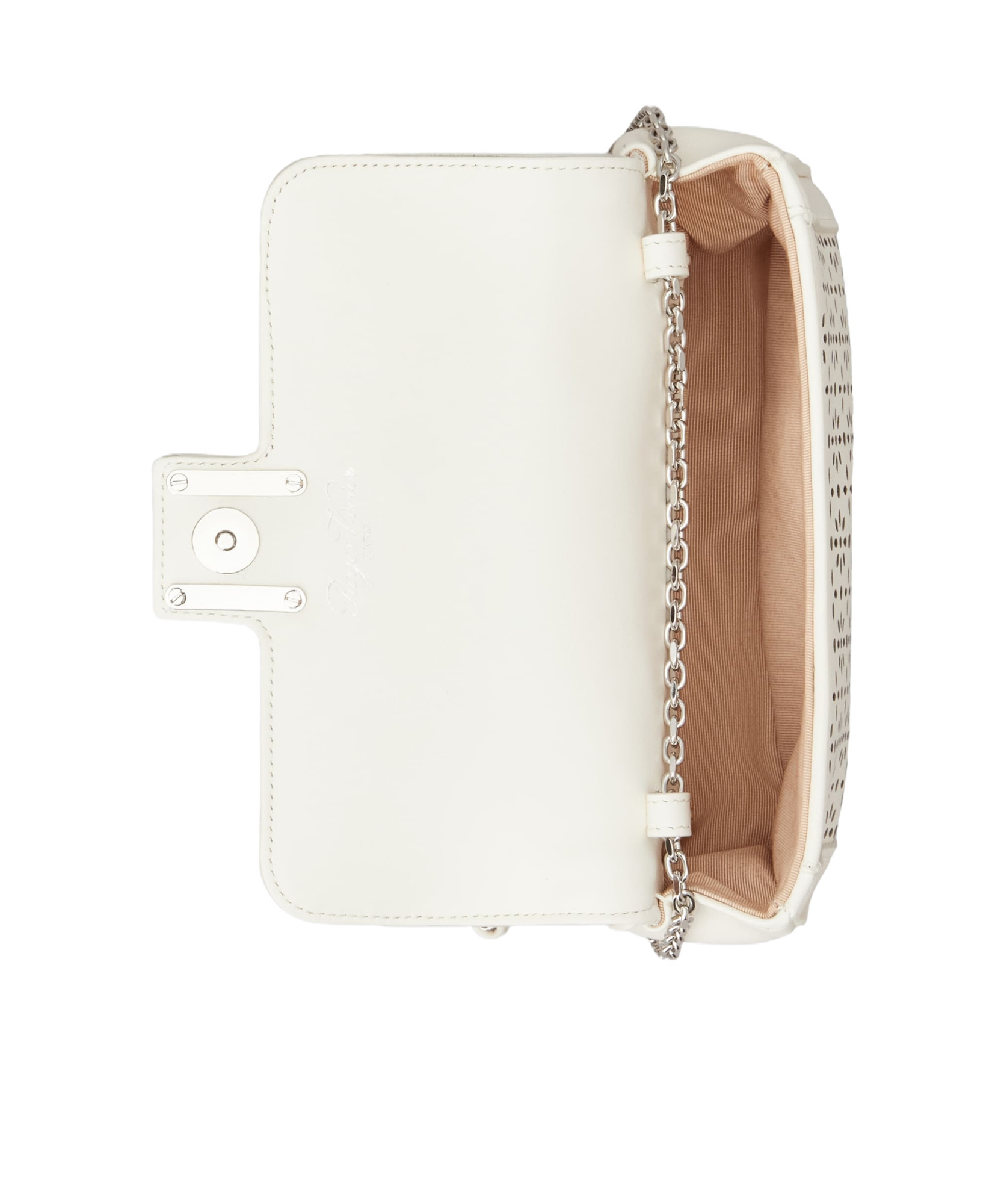 Roger Vivier Jeu De Fille Shoulder Bag In White