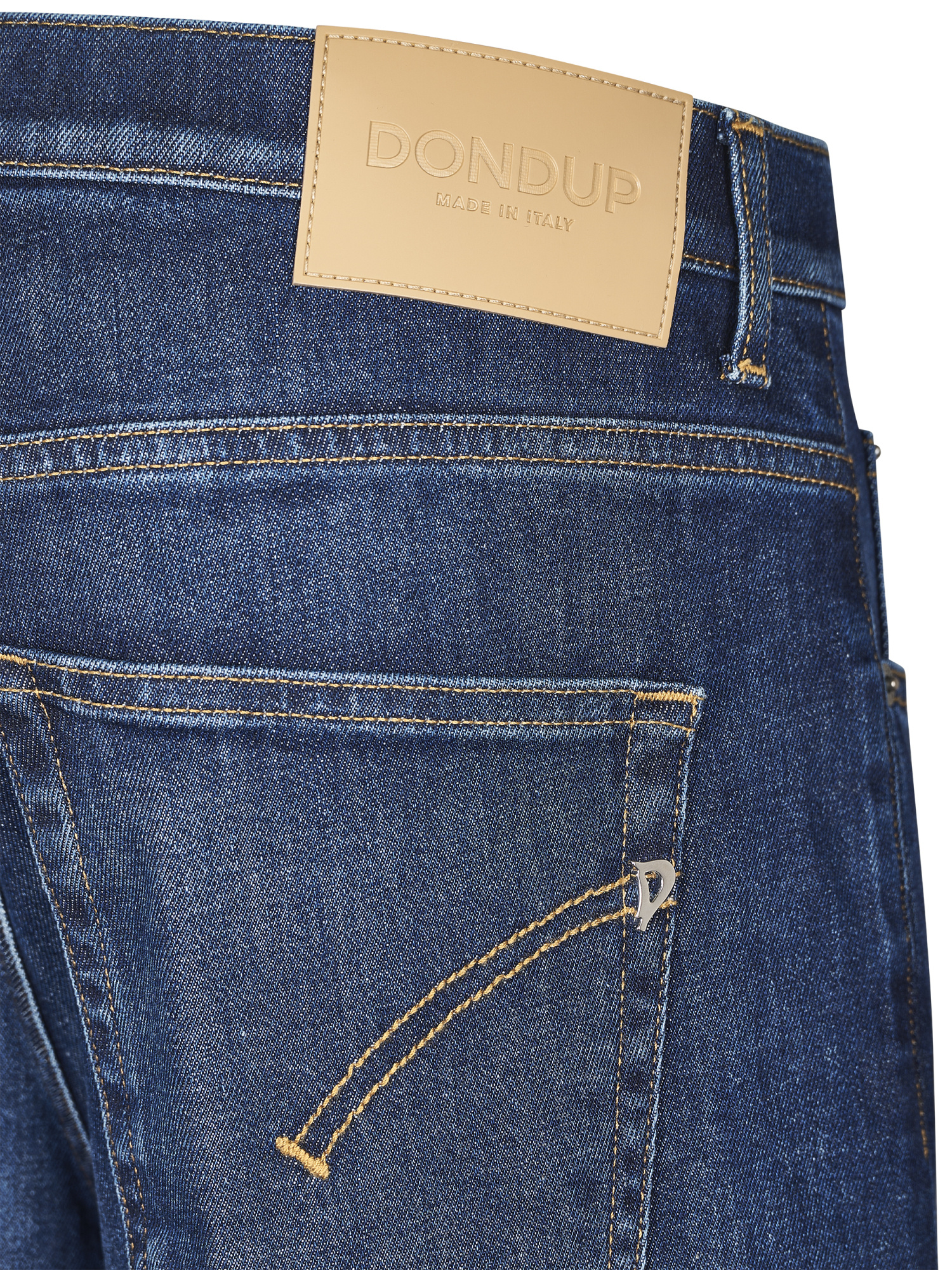 Dondup Wide-leg Denim Trousers With Unique Zippered Pockets In Blue