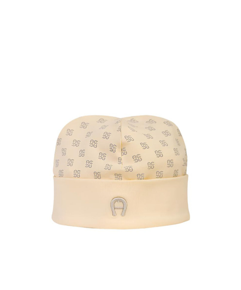 Aigner Logo Hat In Nude