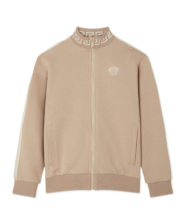 Versace Long Sleeve Sweatshirt In Neutral