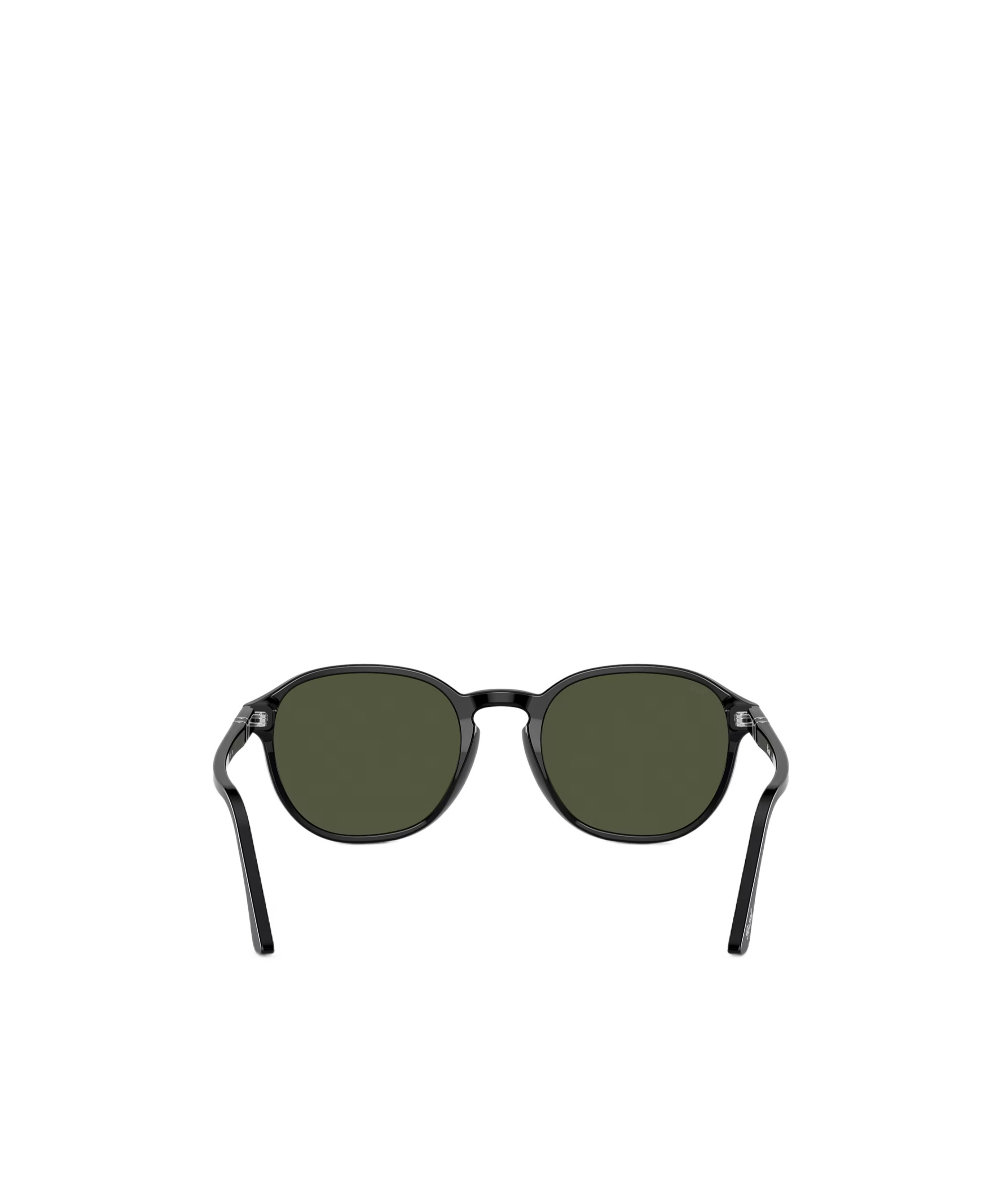 Persol Round Frame Sunglasses In Black