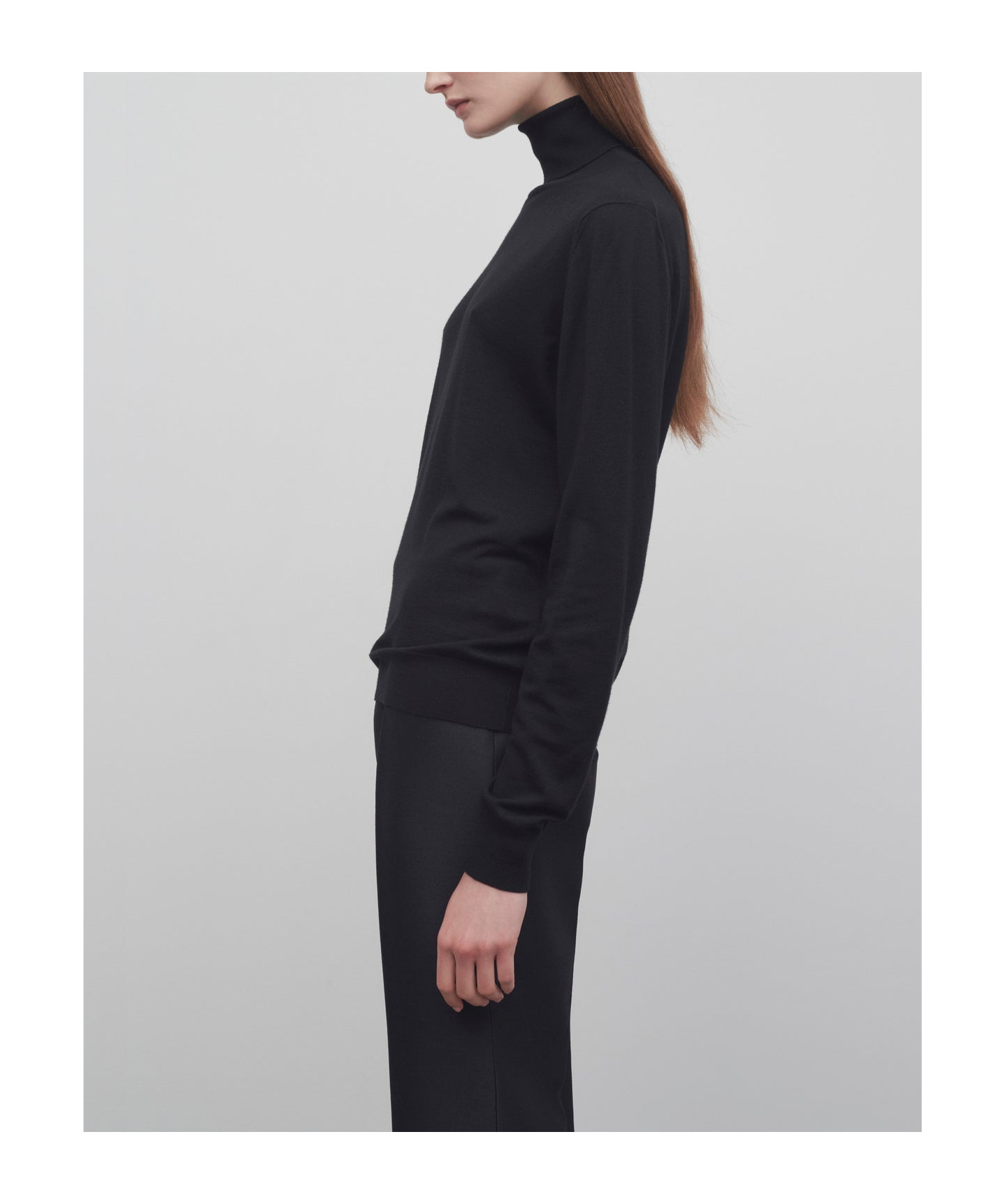 The Row Turtleneck Sweater In Black
