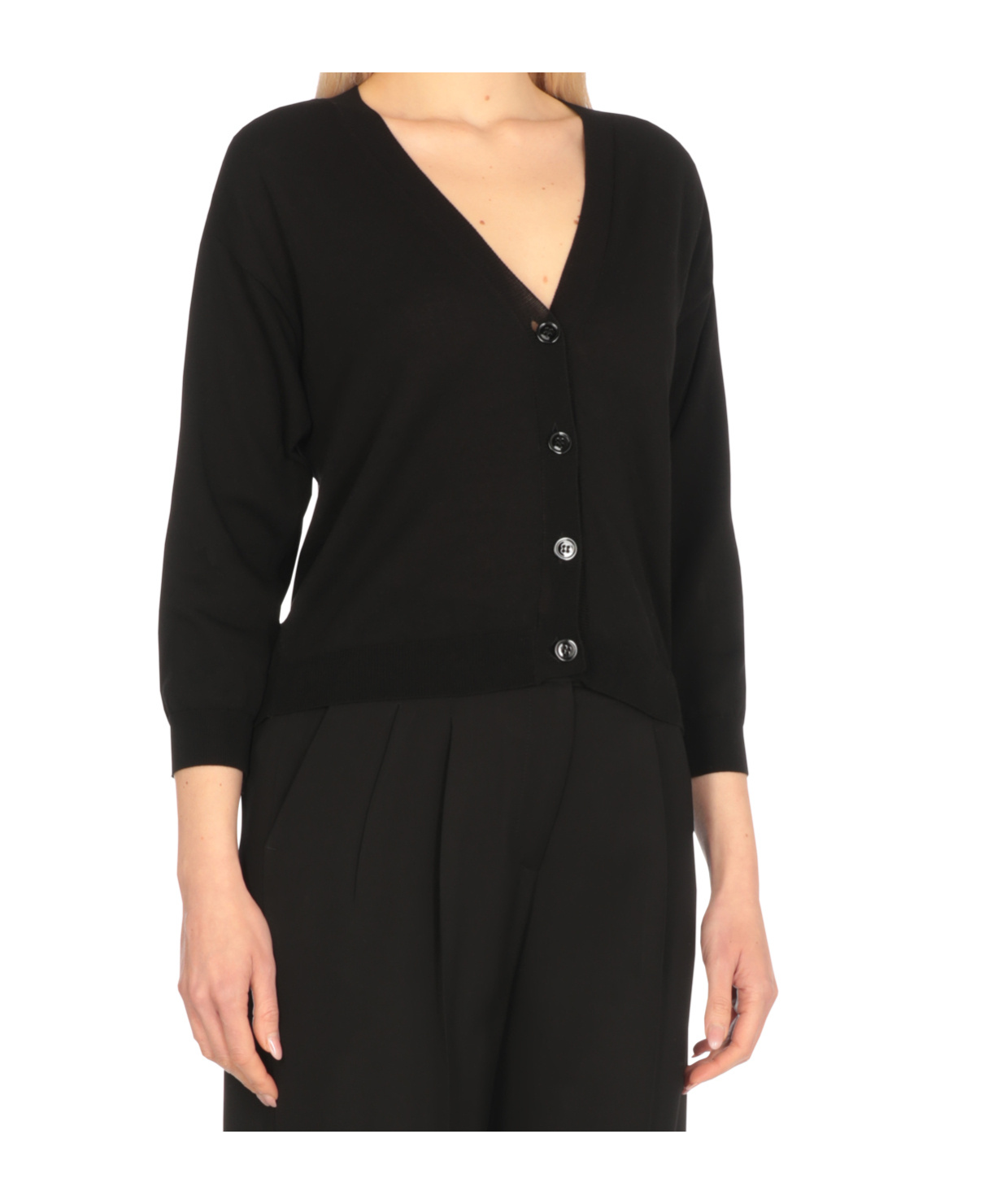Peserico Long-sleeved Knitted Cardigan