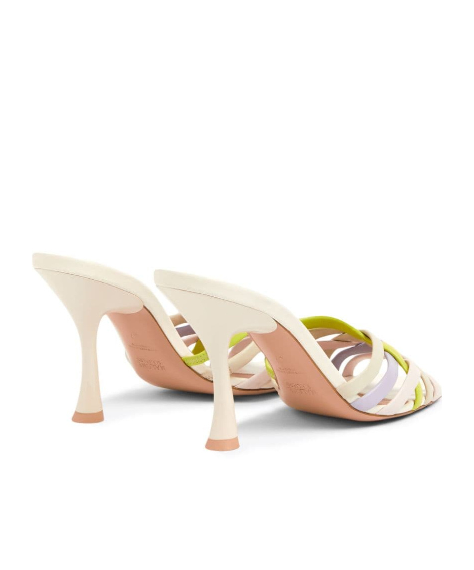 Malone Souliers West 90mm Leather Sandals In Nude