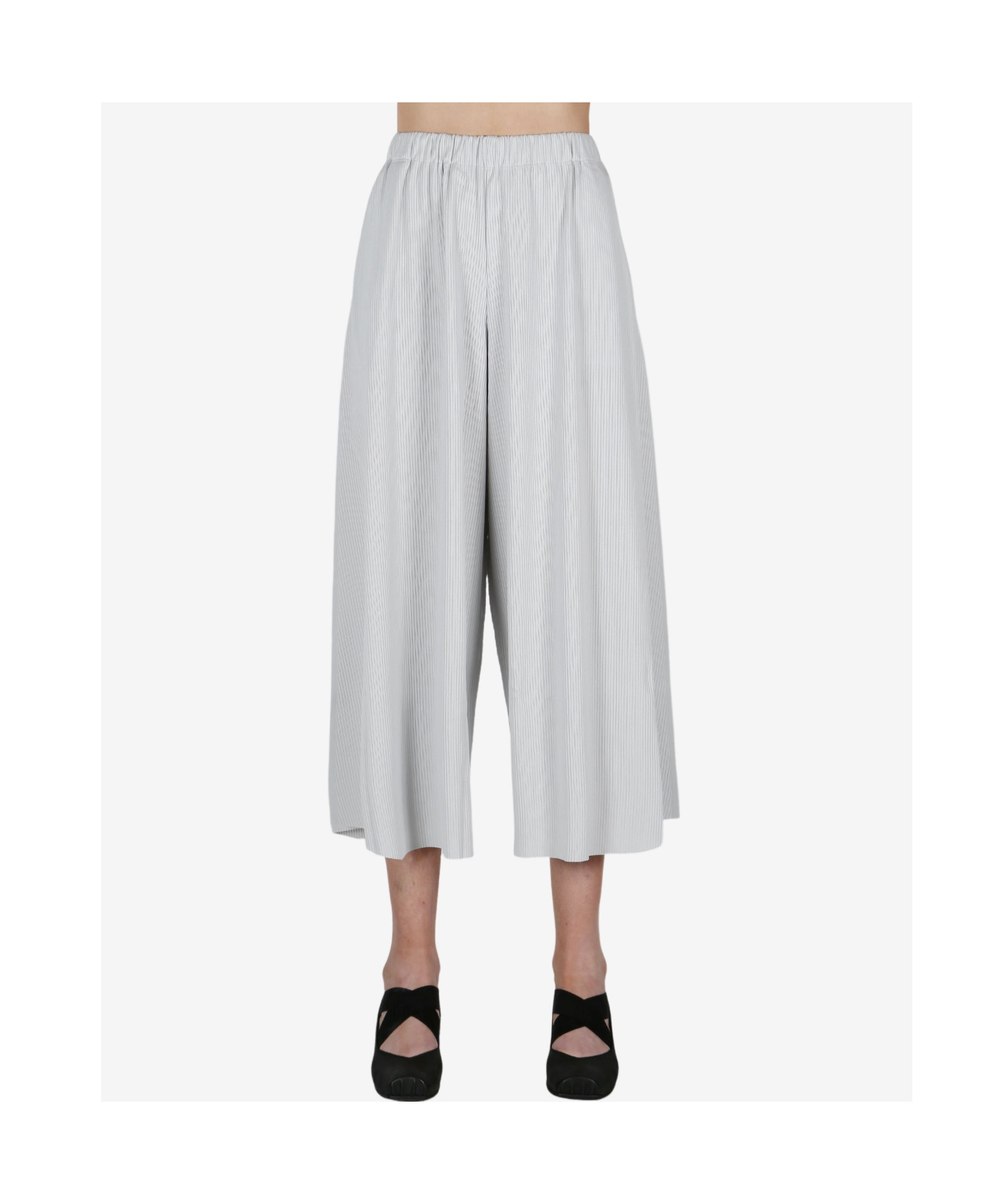 Shop Issey Miyake A-poc Cropped Trousers