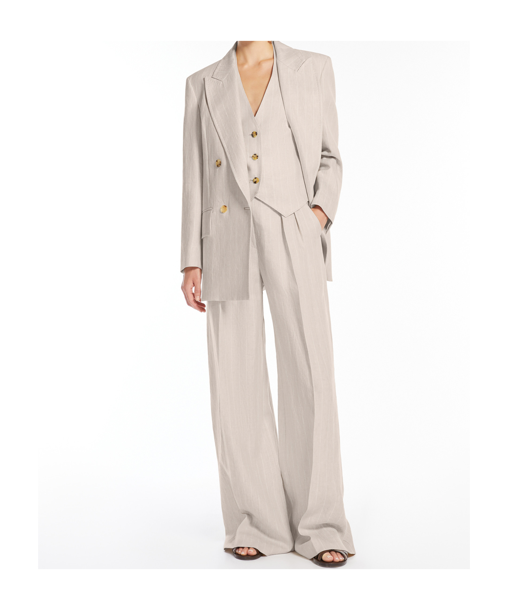 MAX MARA OLIMPIA JACKET IN LINEN