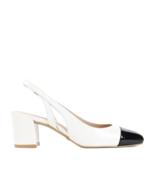 Stuart Weitzman Thick Heeled Sandals In White