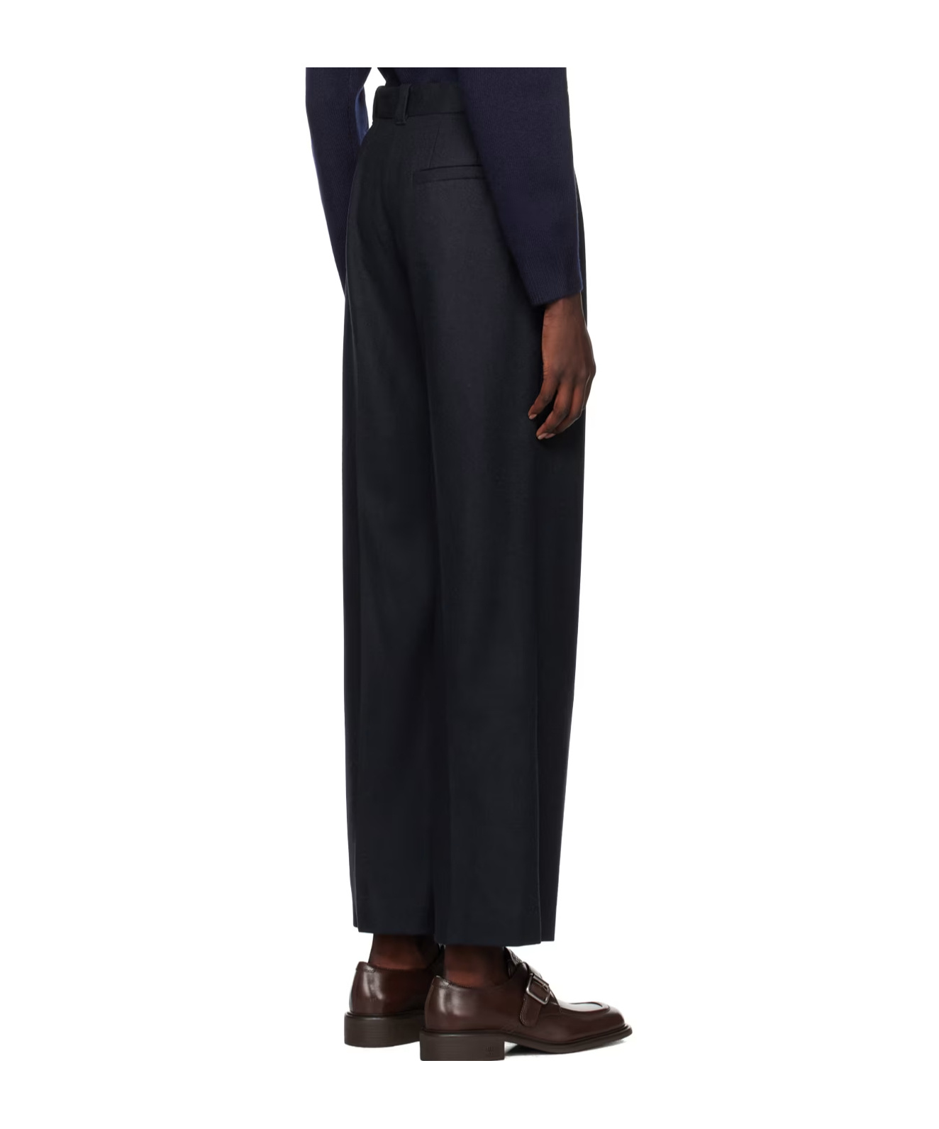 Apc Tressie High-rise Casual Pants In Black