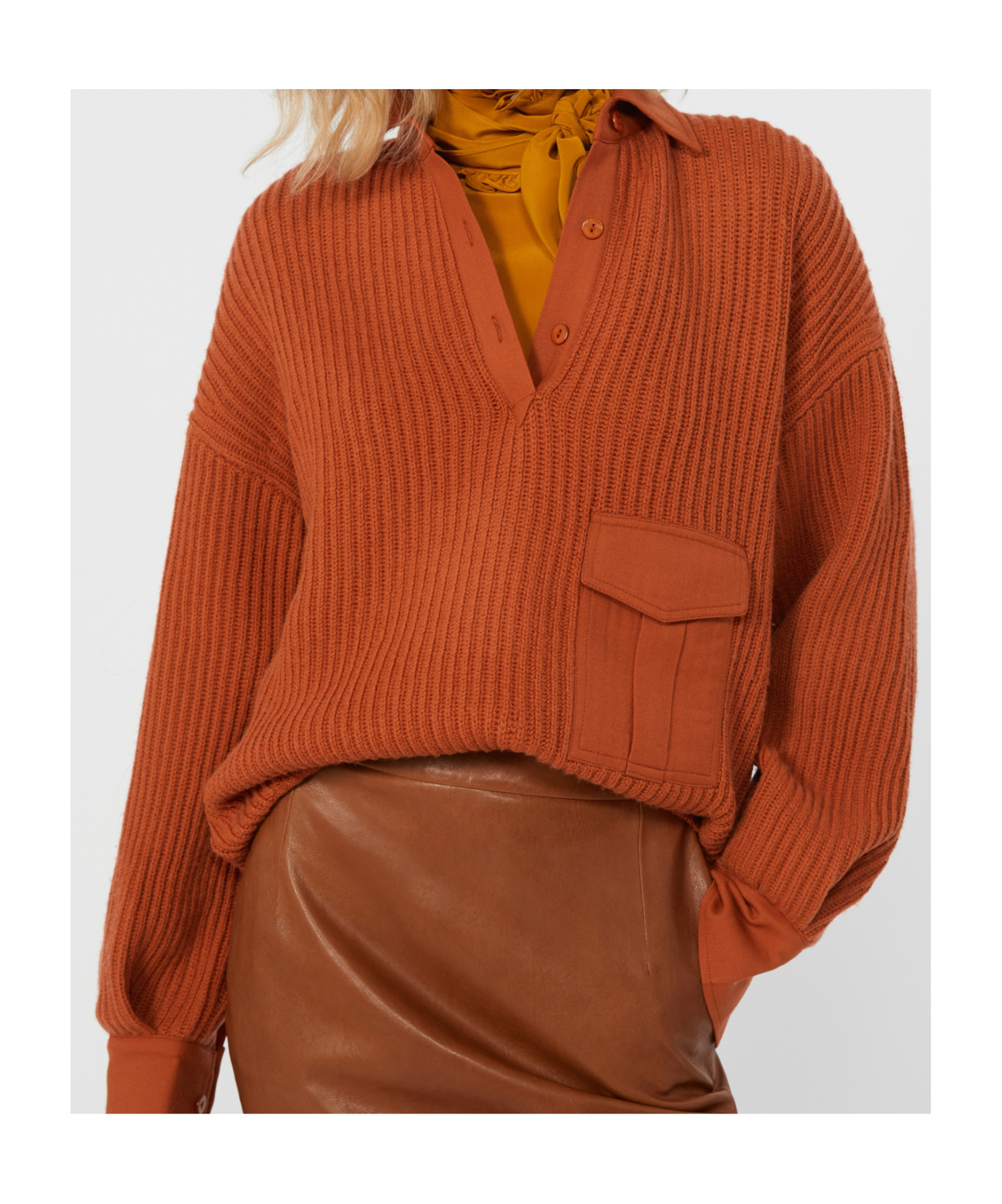 Weekend Max Mara Wool And Cashmere Sweaters In Brown