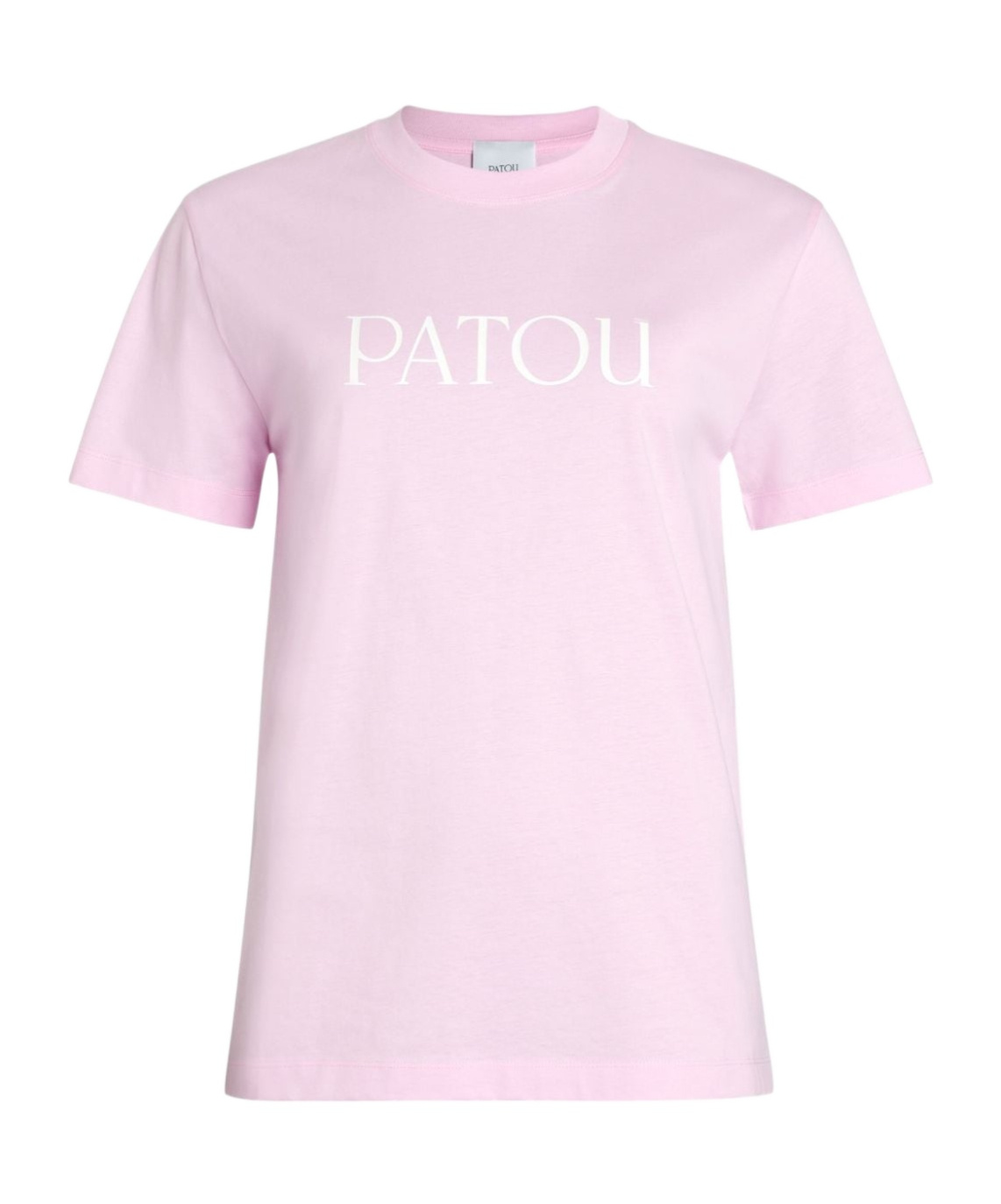 Shop Patou Logo-print Organic-cotton T-shirt In Pink
