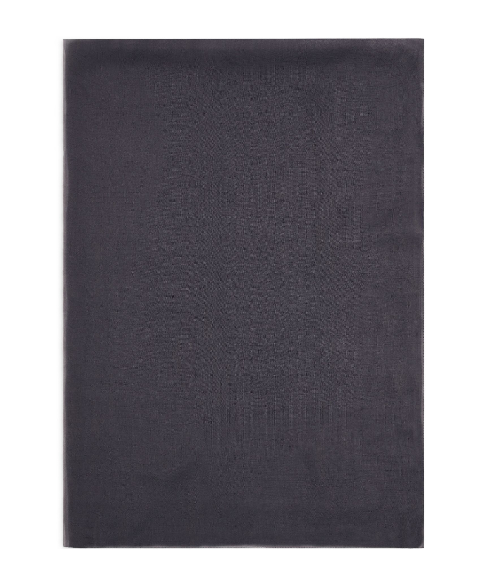 Giorgio Armani Finished Edge Scarf In Black