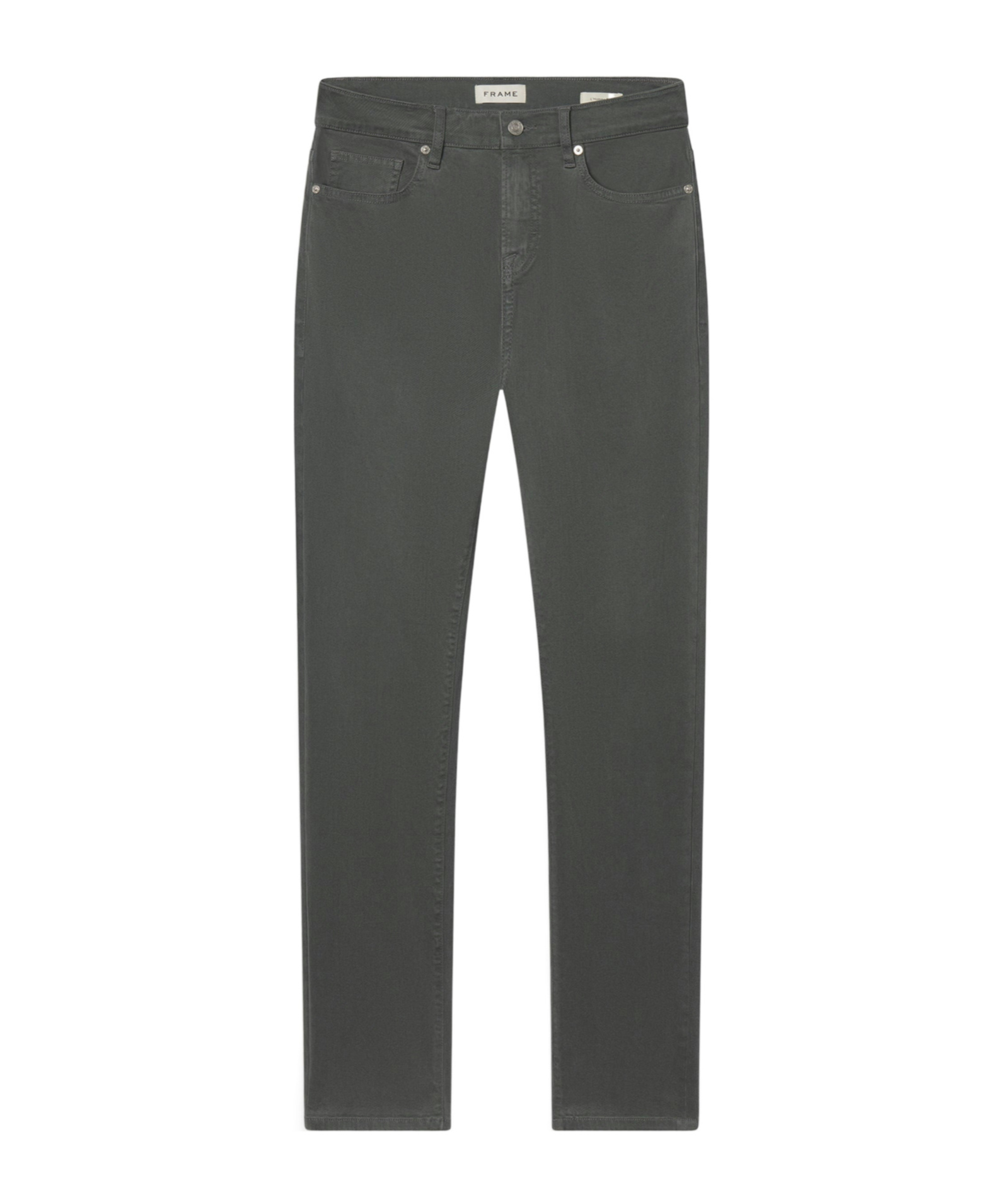 Frame Mid Rise Jeans In Green