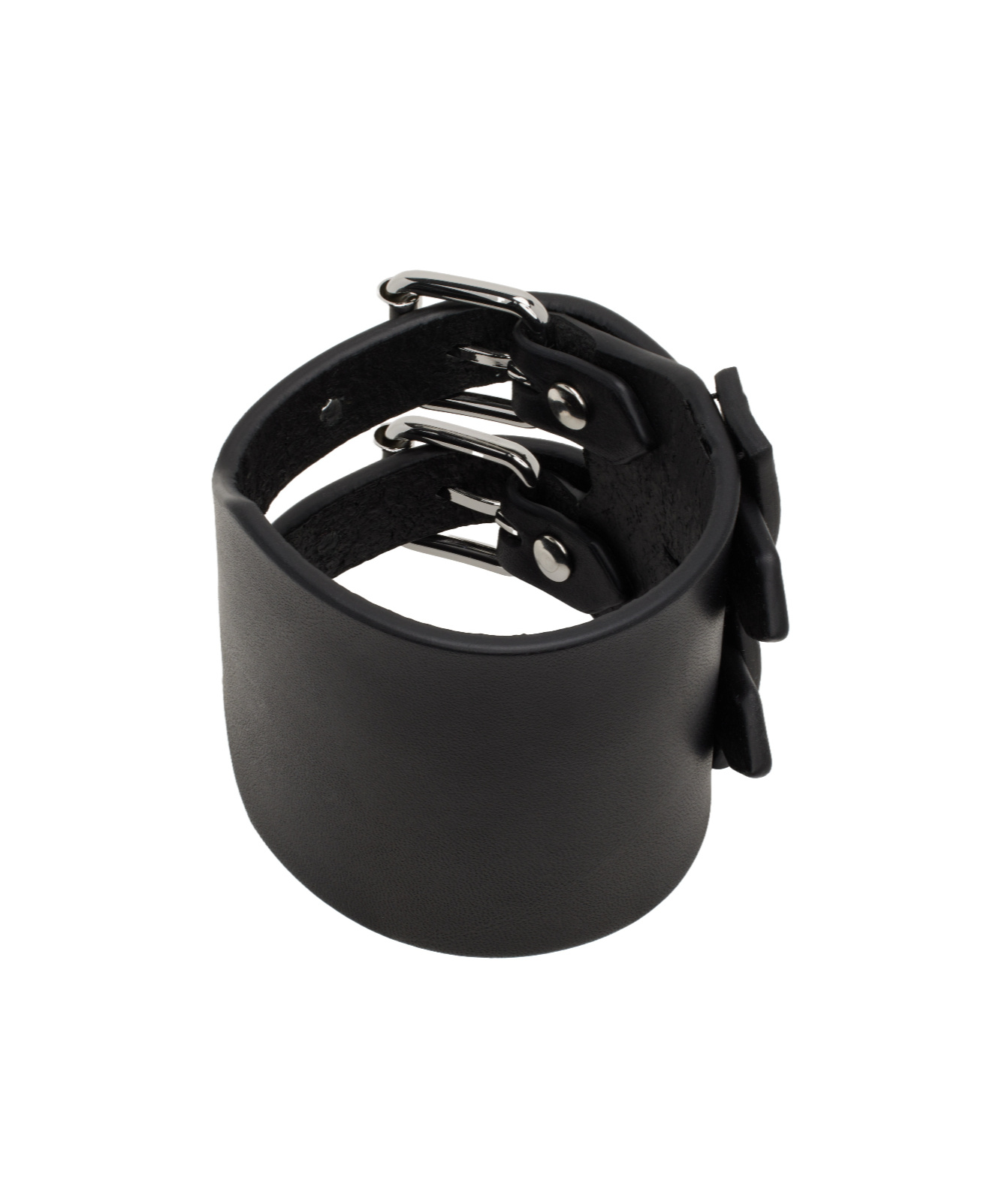 Mm6 Maison Margiela Pin Buckle Bracelet In Black