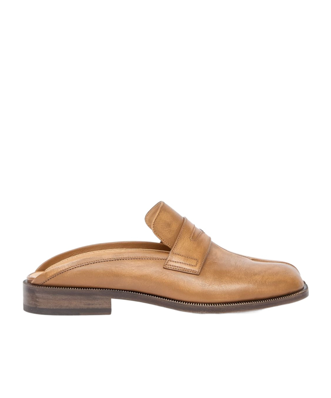 Maison Margiela Brown Mule Loafer In Brown