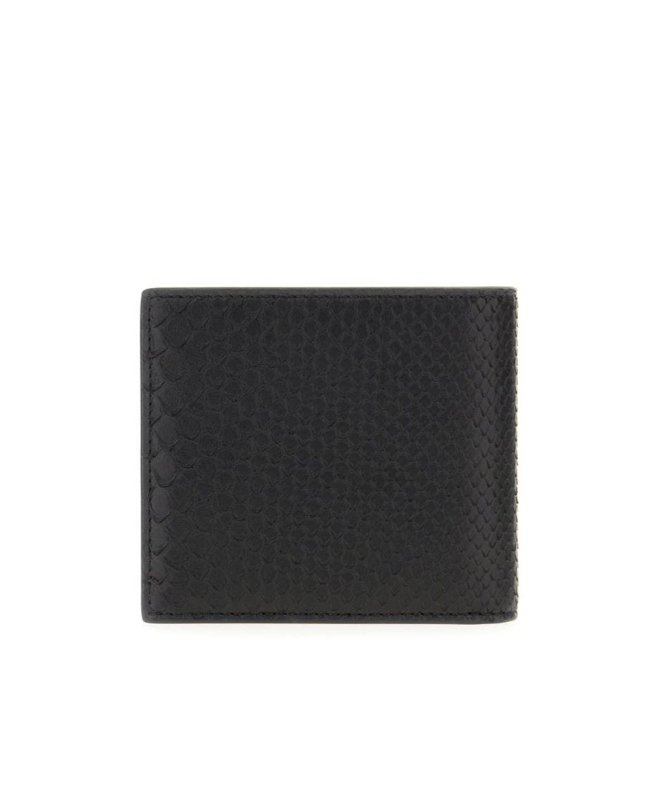Valentino Logo Wallet In Black