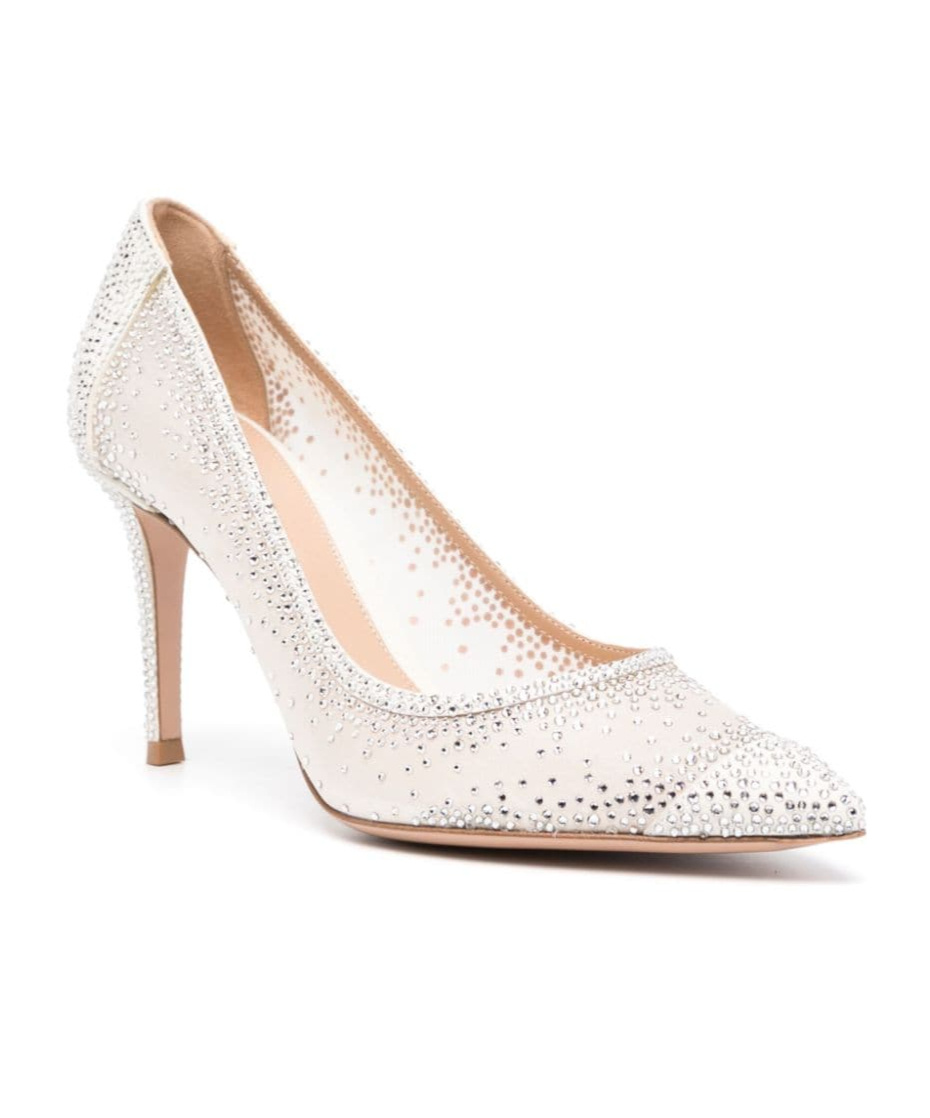 Gianvito Rossi Pointed High Heels In White