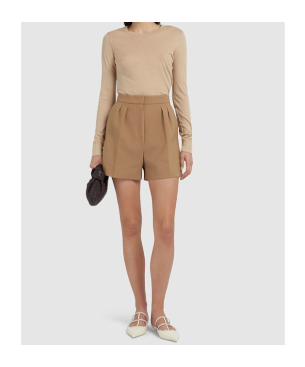 Max Mara Pleated Shorts