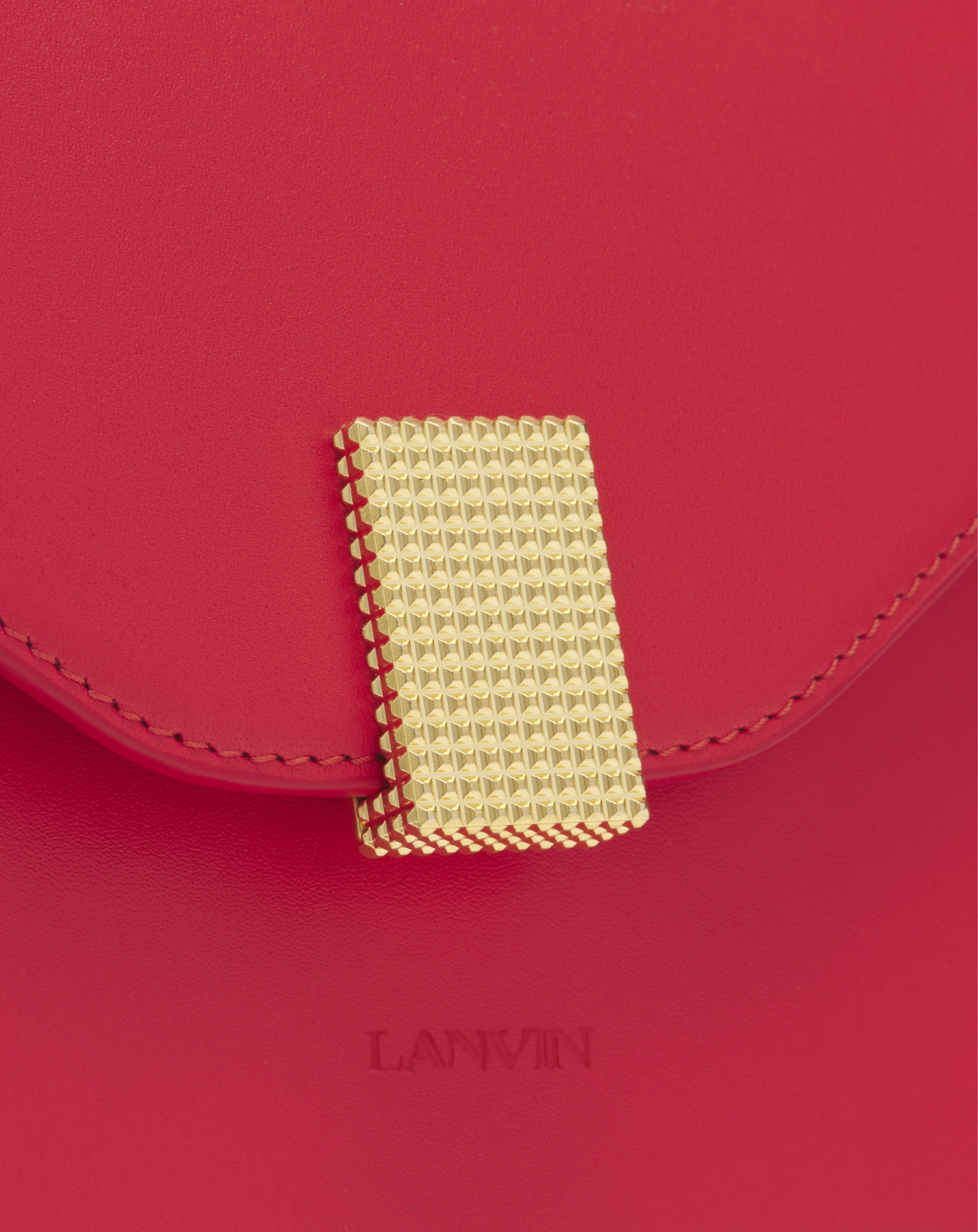Shop Lanvin Concerto Leather Shoulder Bag