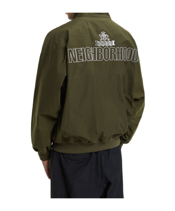 Baracuta G9 Harrington High Collar Jacket In Green