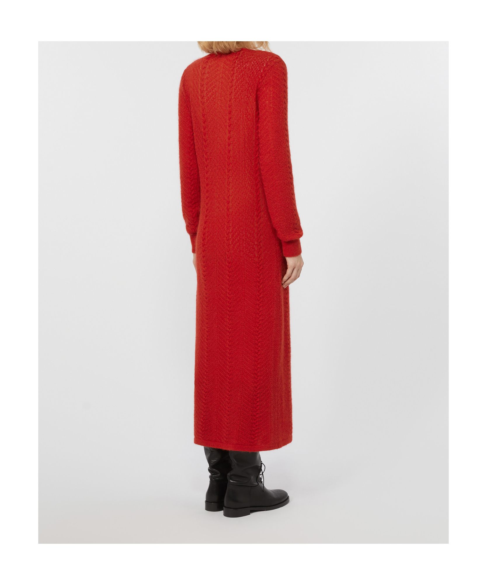 Weekend Max Mara Long-sleeved Dress In Red