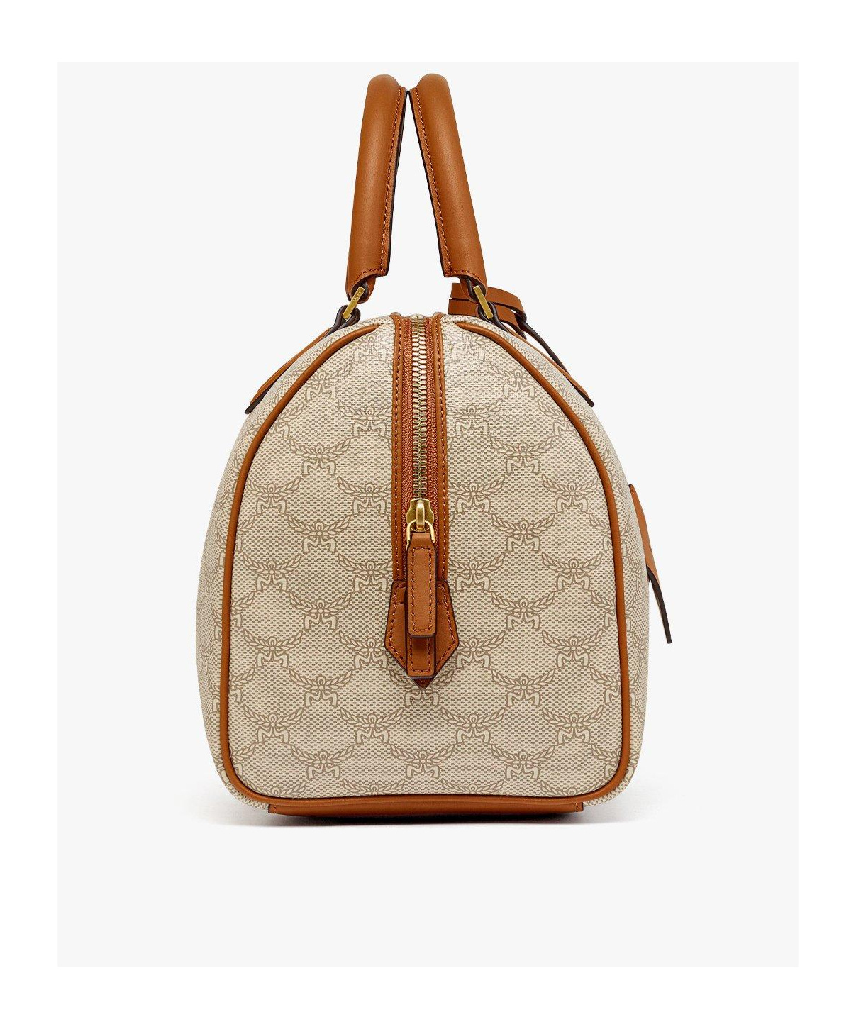 Mcm Adjustable Shoulder Strap Single Shoulder Bag In Nude