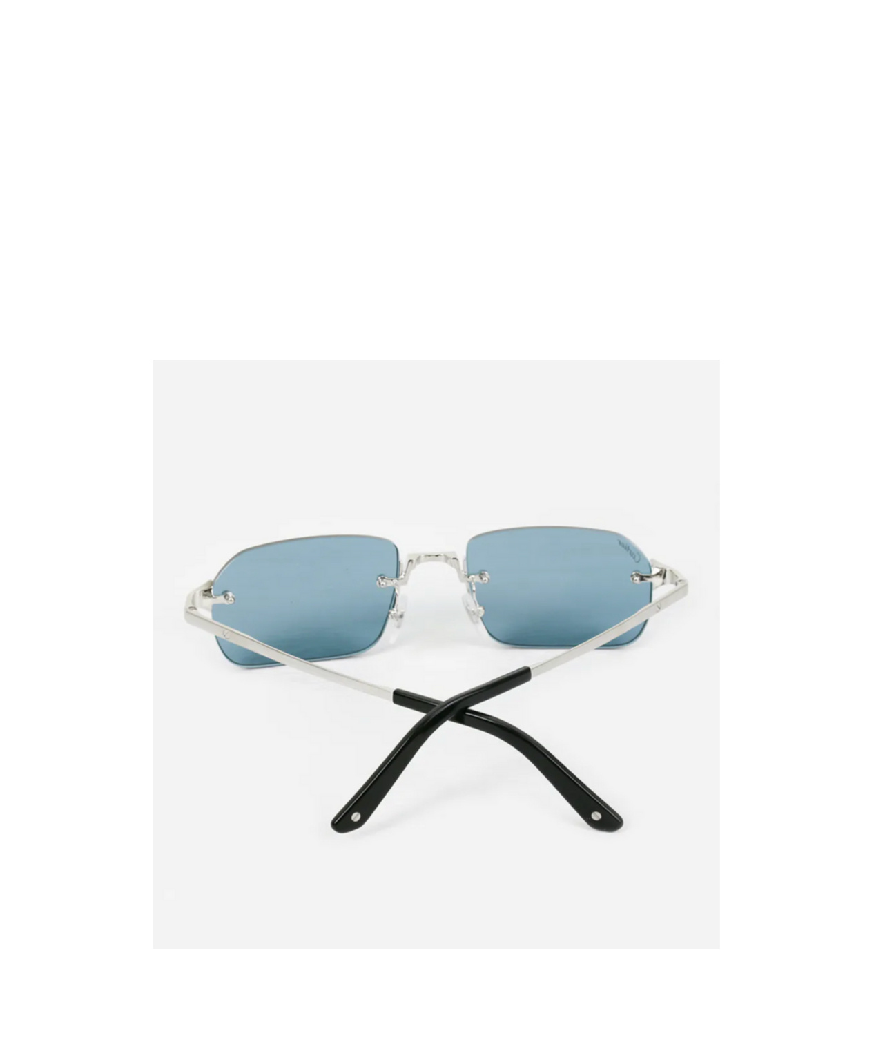 Cartier Santos Rectangle-frame Sunglasses In Gray
