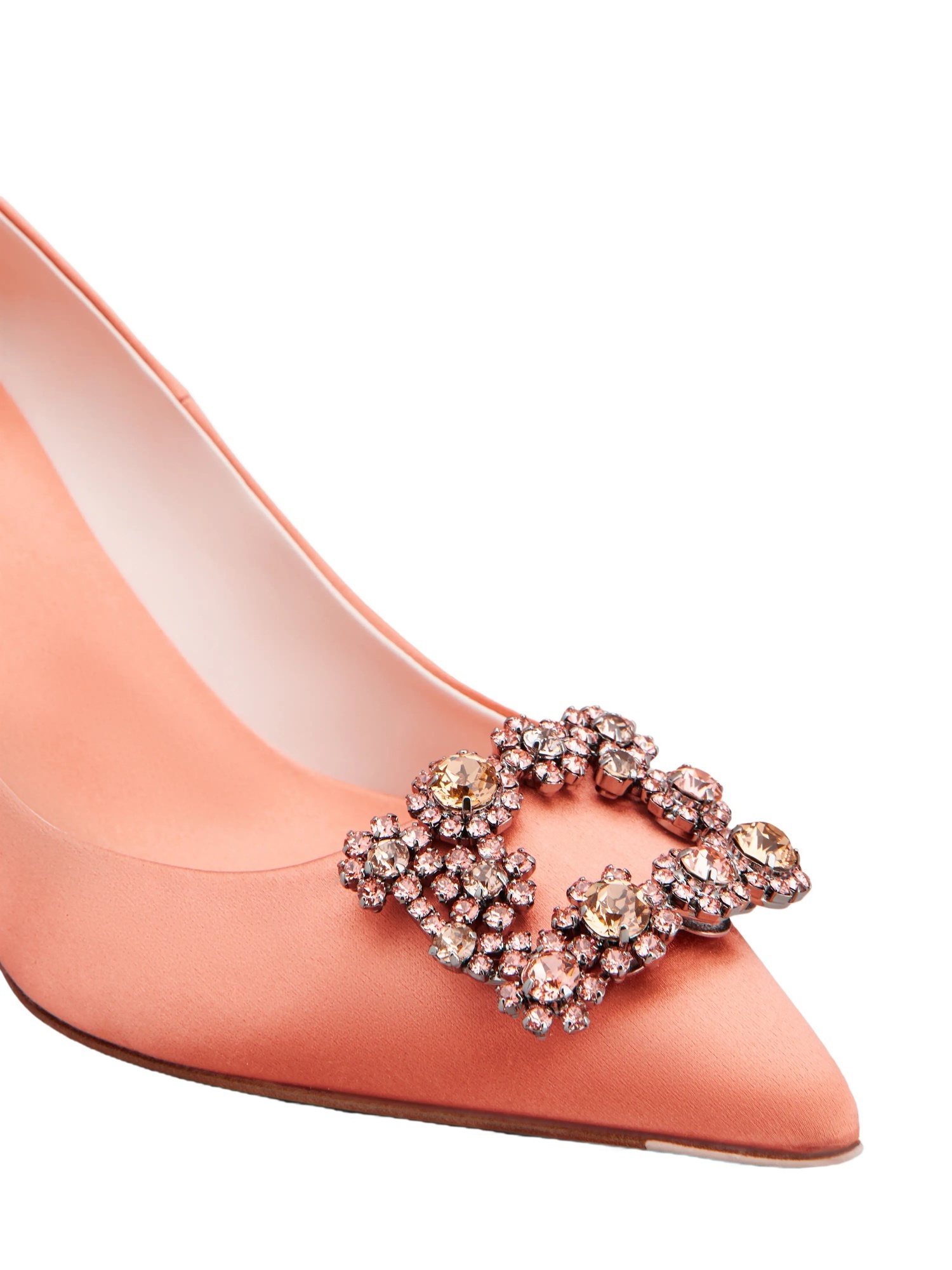 ROGER VIVIER EFFLORESCENCE PUMPS IN SATIN