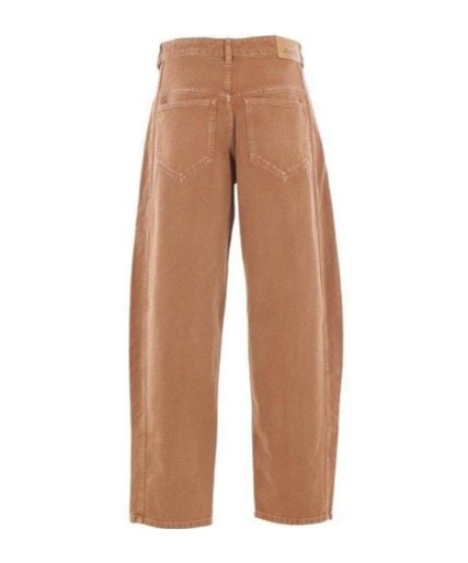 Isabel Marant Straight Trousers Featuring Pockets In Brown