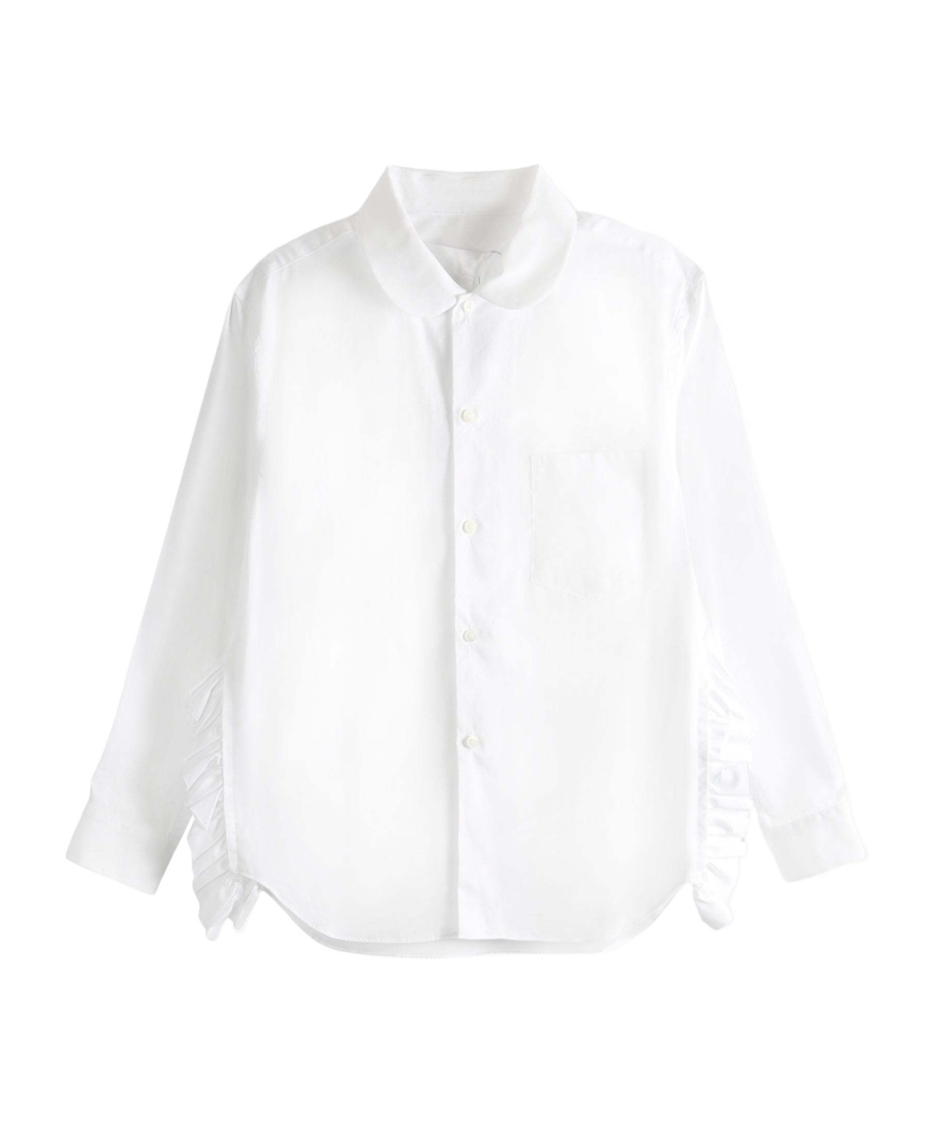 Comme Des Garçons Long-sleeved Shirt In White