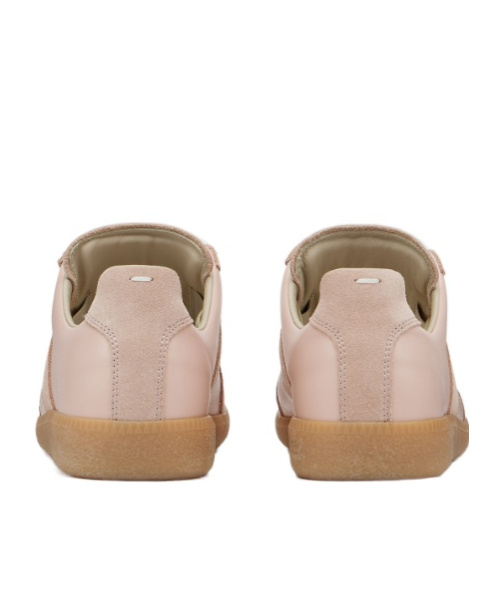 Maison Margiela Replica Suede Sneakers In Neutral