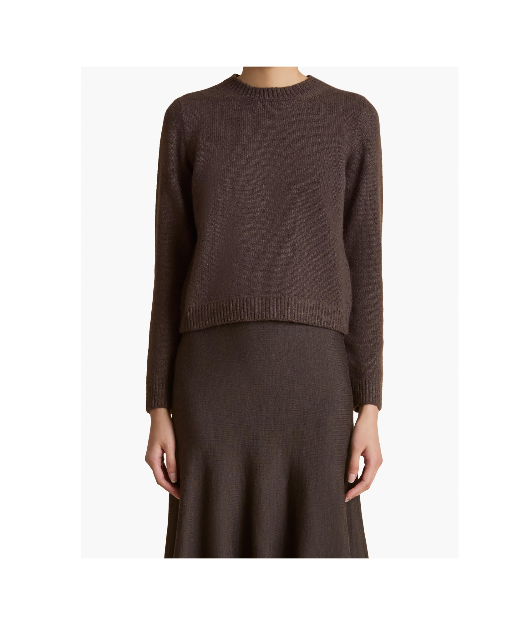 KHAITE FINE-KNIT SWEATER