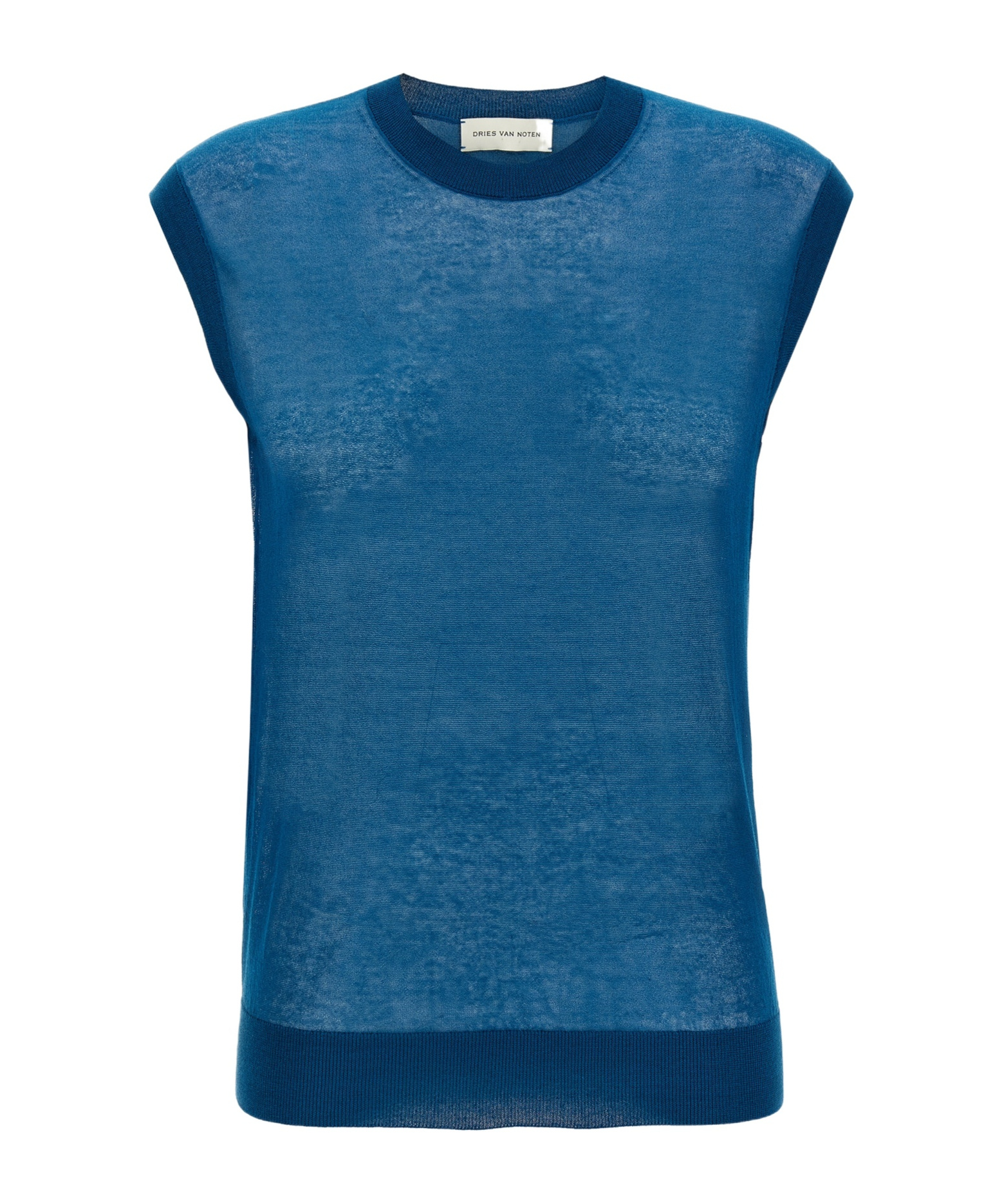 Shop Dries Van Noten Tamara Vest In Blue
