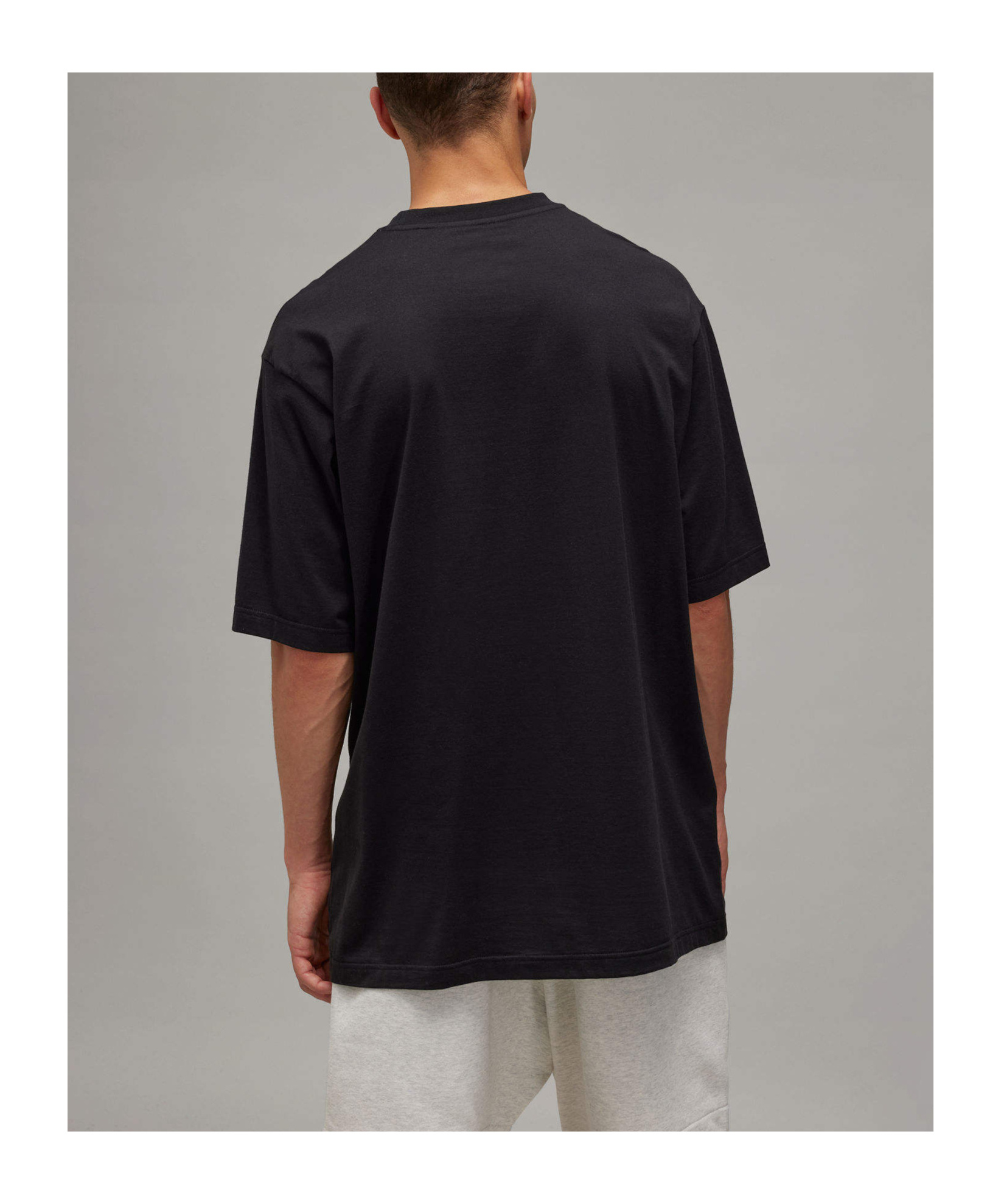 Y-3 M Wo Ss Tee In Black