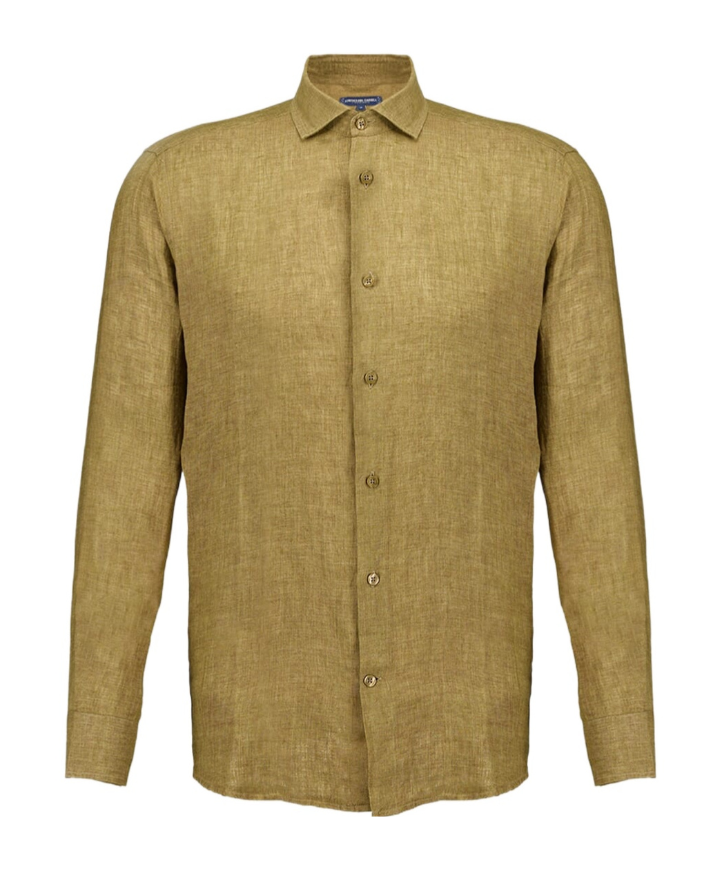 Frescobol Carioca Antonio Linen Shirt In Green