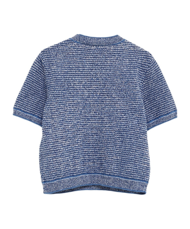 Gucci Women's Knitted T-shirt In Blue