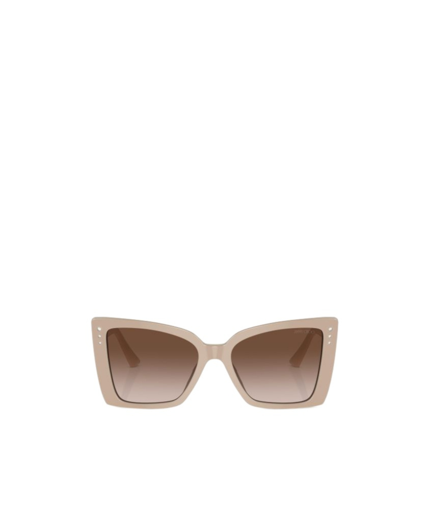 Jimmy Choo Eyewear Square Frame Sunglasses In Nude