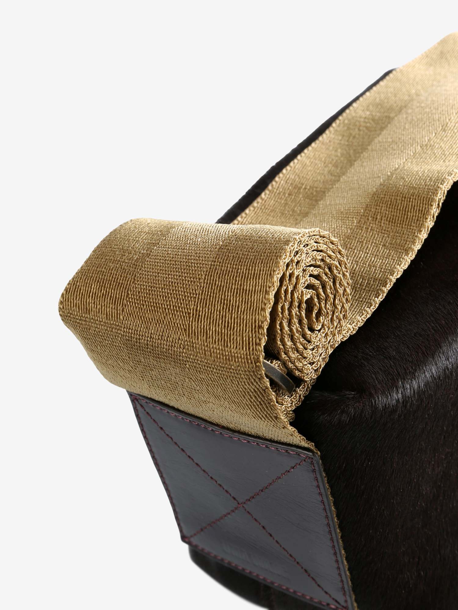 Uma Wang Medium Leather Shoulder Bag