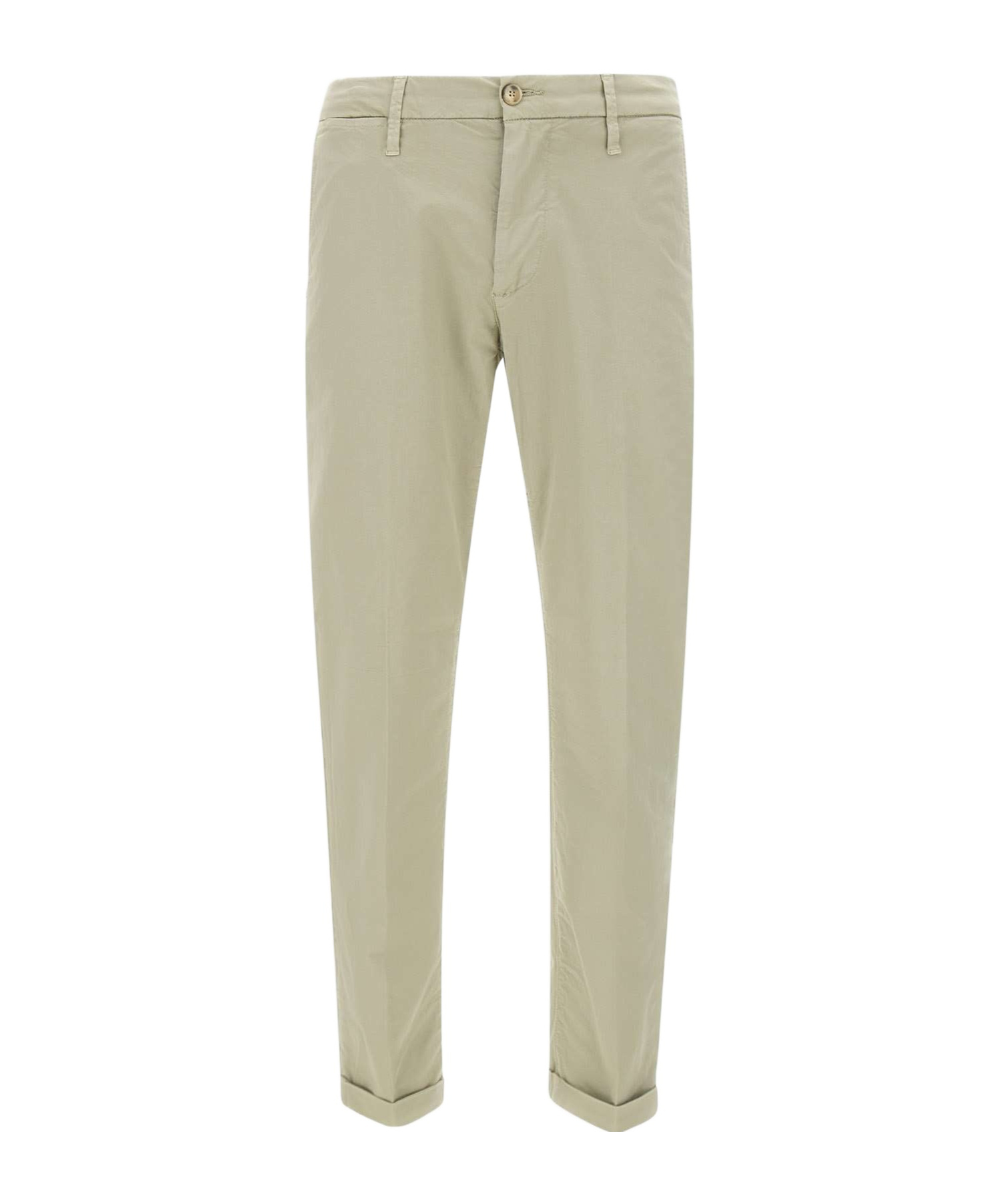 Re-hash Belt-loop Casual Pants In Nude