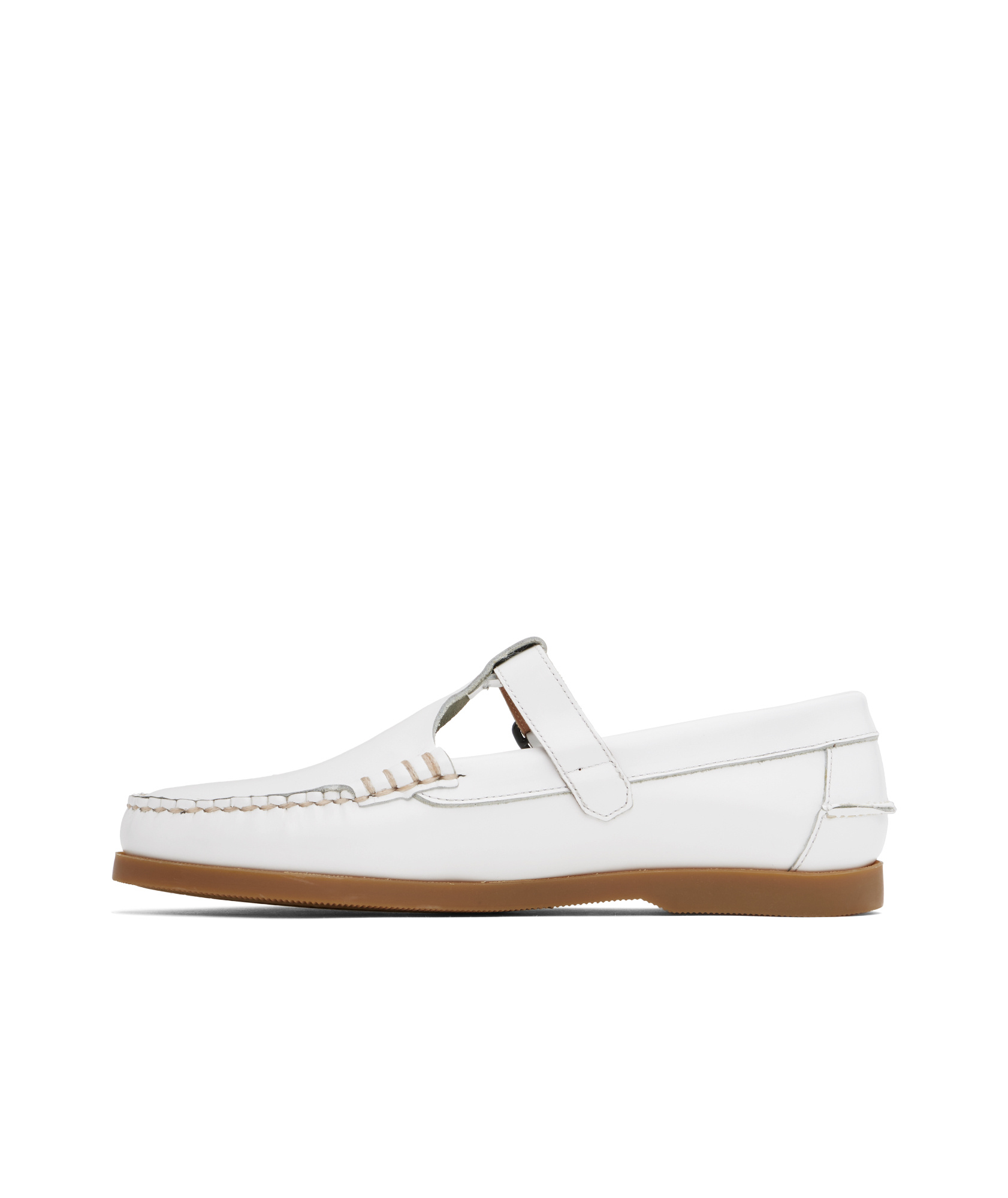 Hereu Round Toe Casual Shoes In White