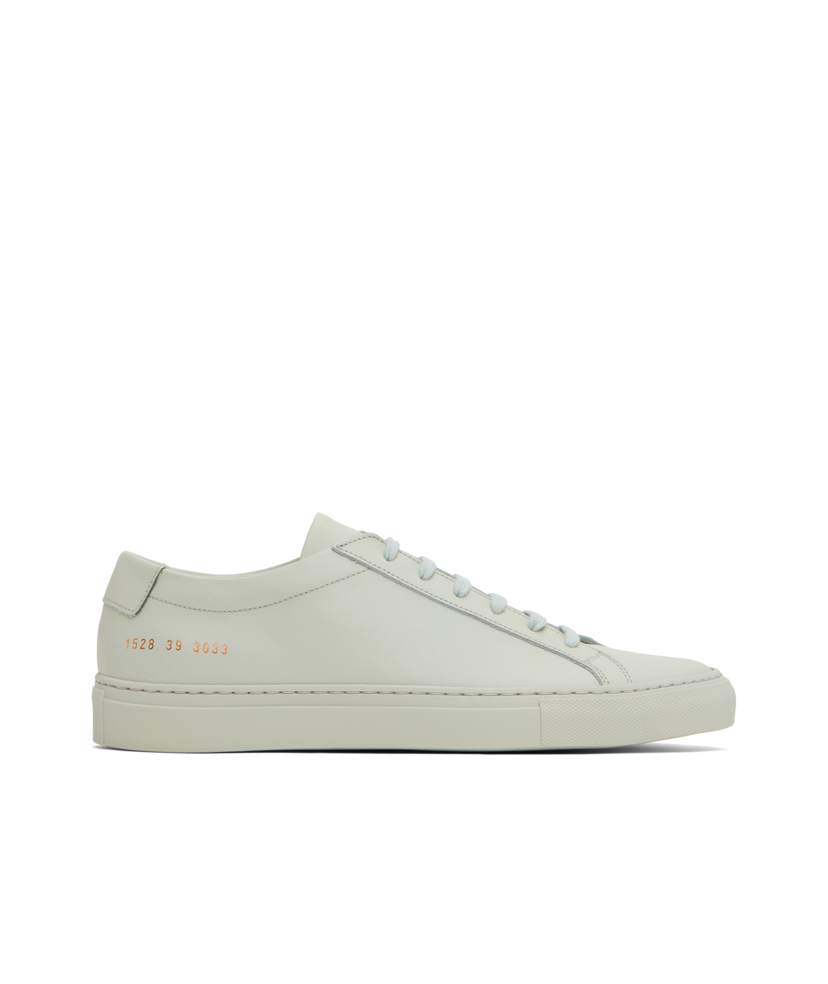 Common Projects Green Original Achilles Low Sneakers In Gray