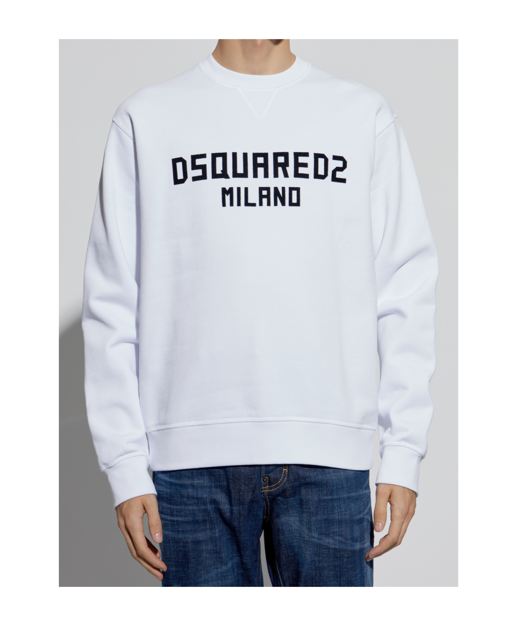 Shop Dsquared2 Logo-print Sweatshirt In White