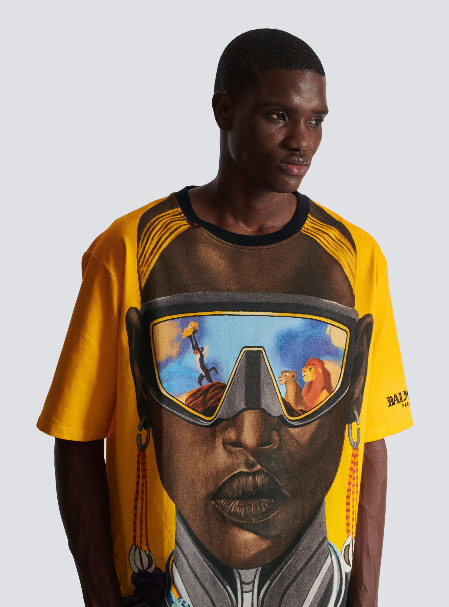 Balmain X Disney The Lion King T-shirt In Multicolor