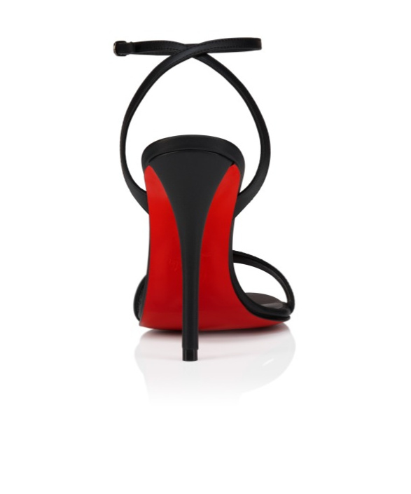 Christian Louboutin Miss Z Sandal 80 Leather Sandals In Black